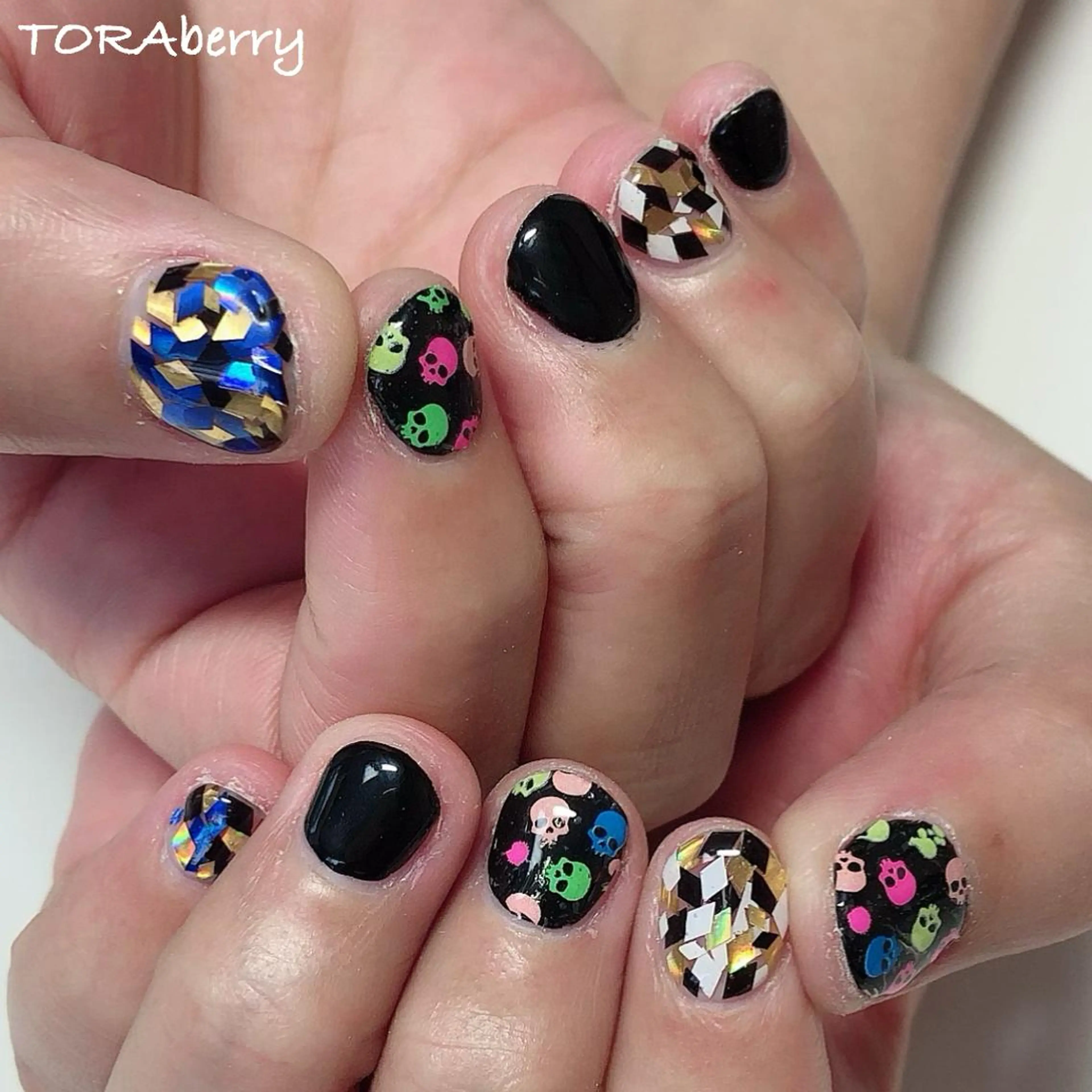 ネイル ショートネイル ハンドネイル ネイリスト なつみのネイルデザイン