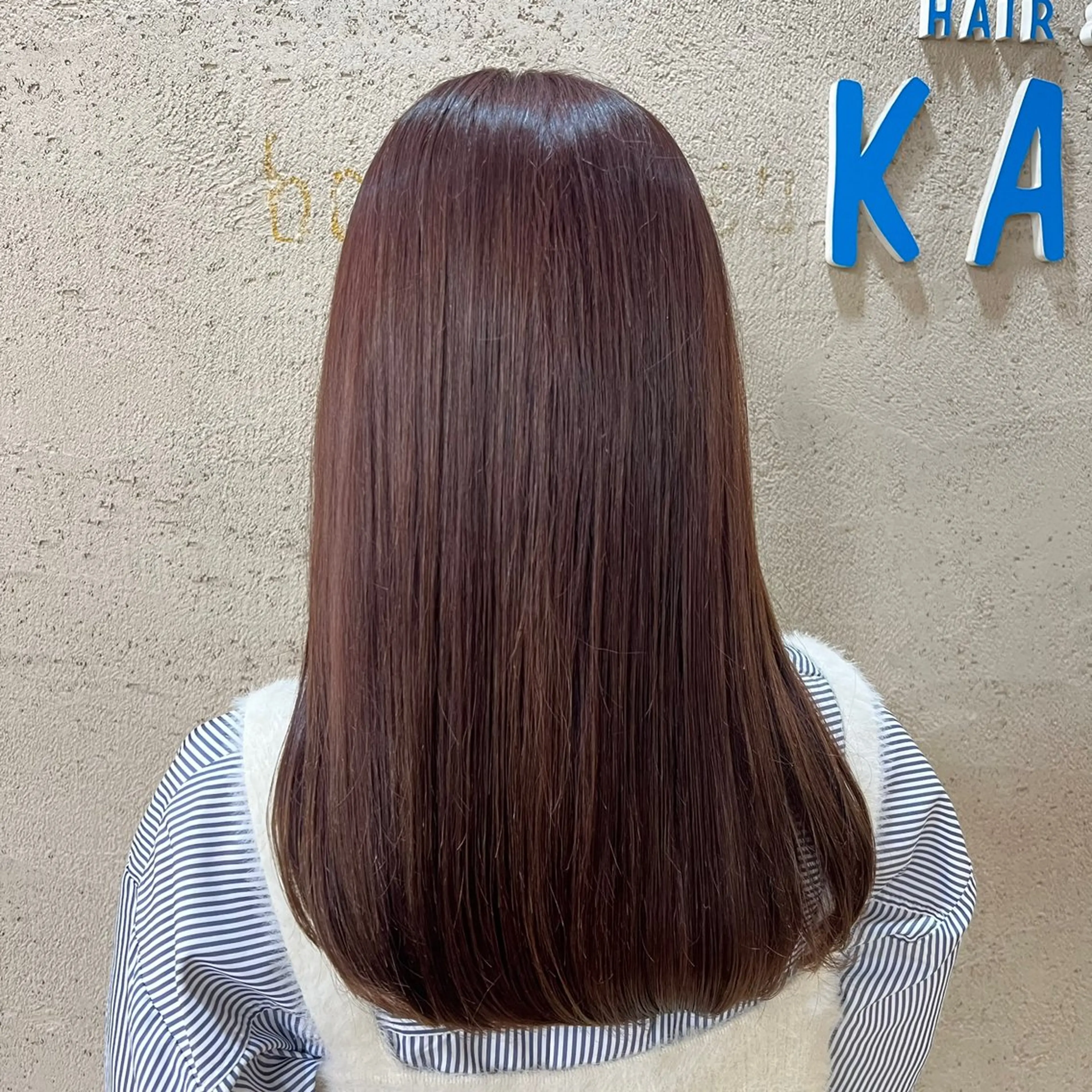 ロング カラー 田中 杏奈のヘアスタイル