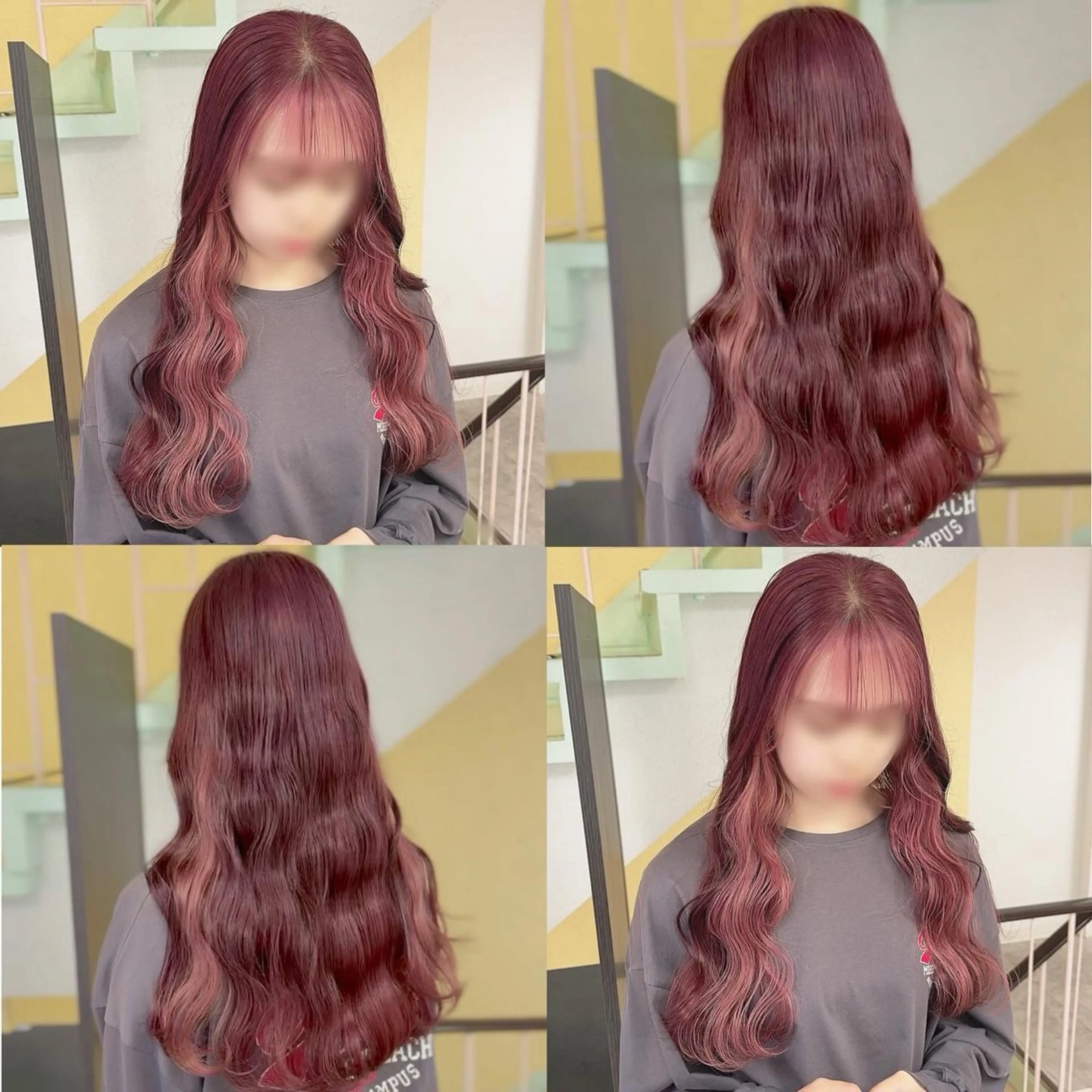 カラー ヘアカラー トリートメント 渋谷:インナーカラー ／🍒エリカ🍒のヘアスタイル