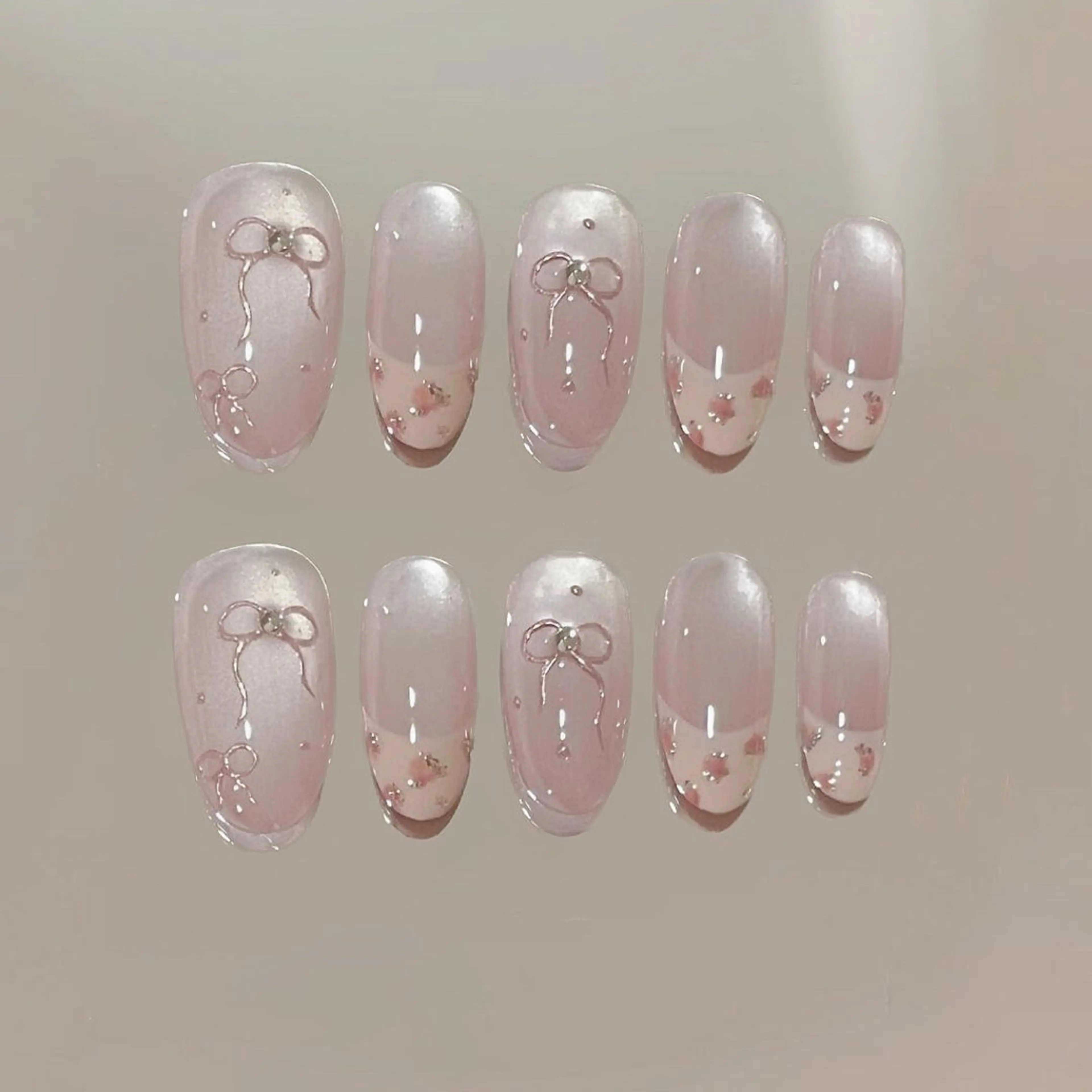 ネイル マグネットネイル 持ち込み 春ネイル Miu nailのネイルデザイン