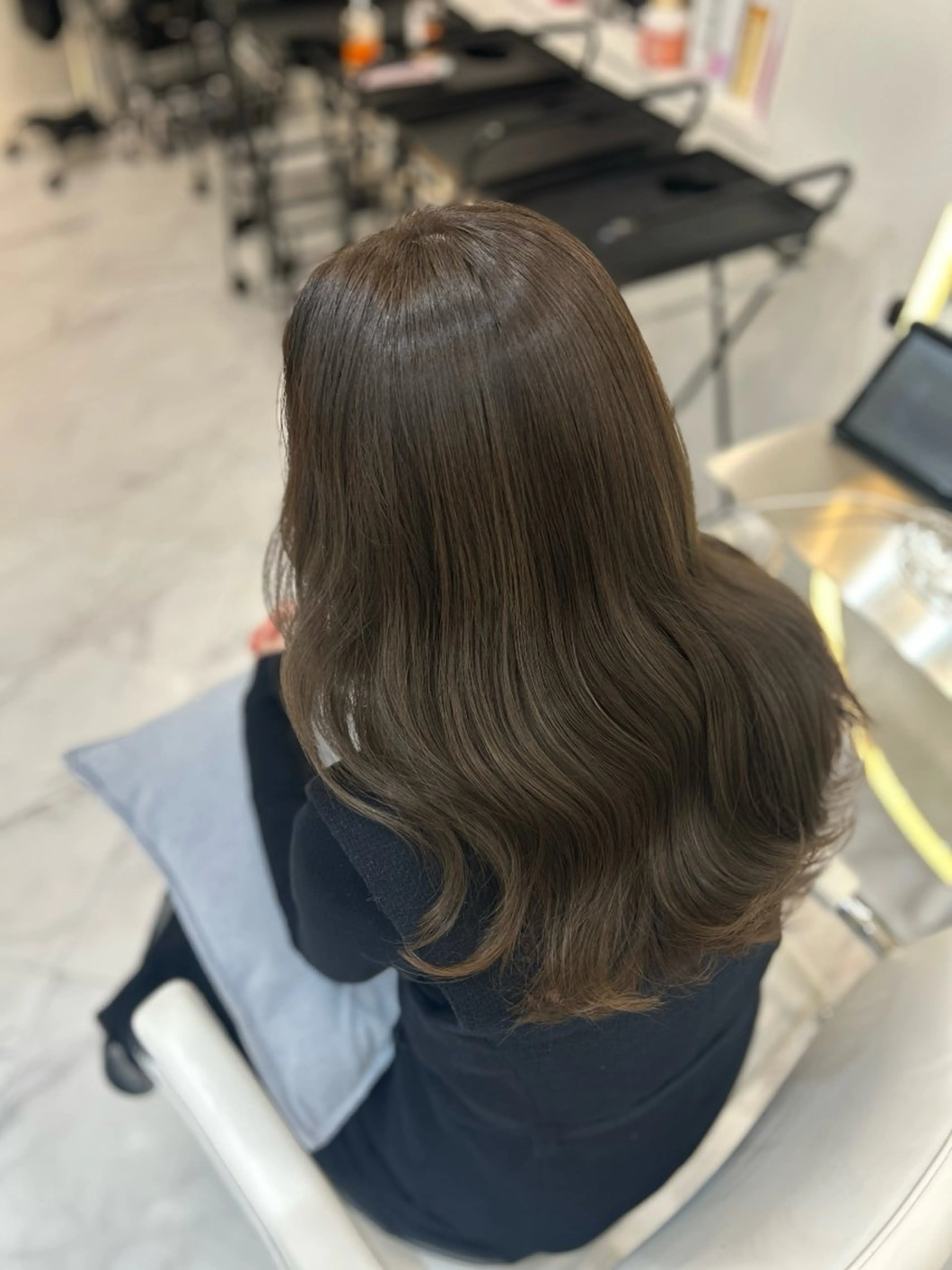 セミロング カラー カラーモデル様募集中 ♡𝑨𝒊のヘアスタイル