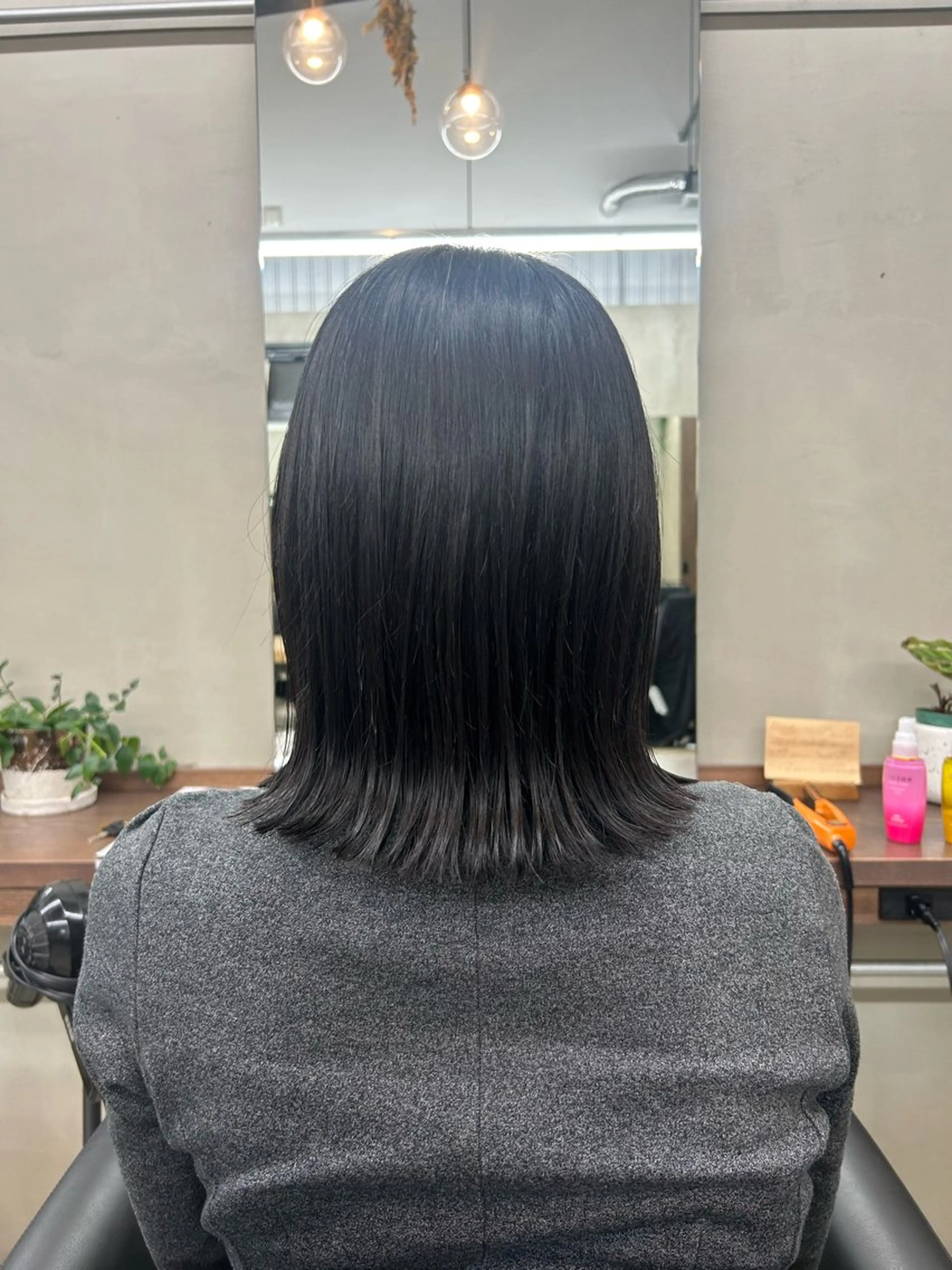 ミディアム 透明感カラー/西梅田 / nagisa🦋のヘアスタイル