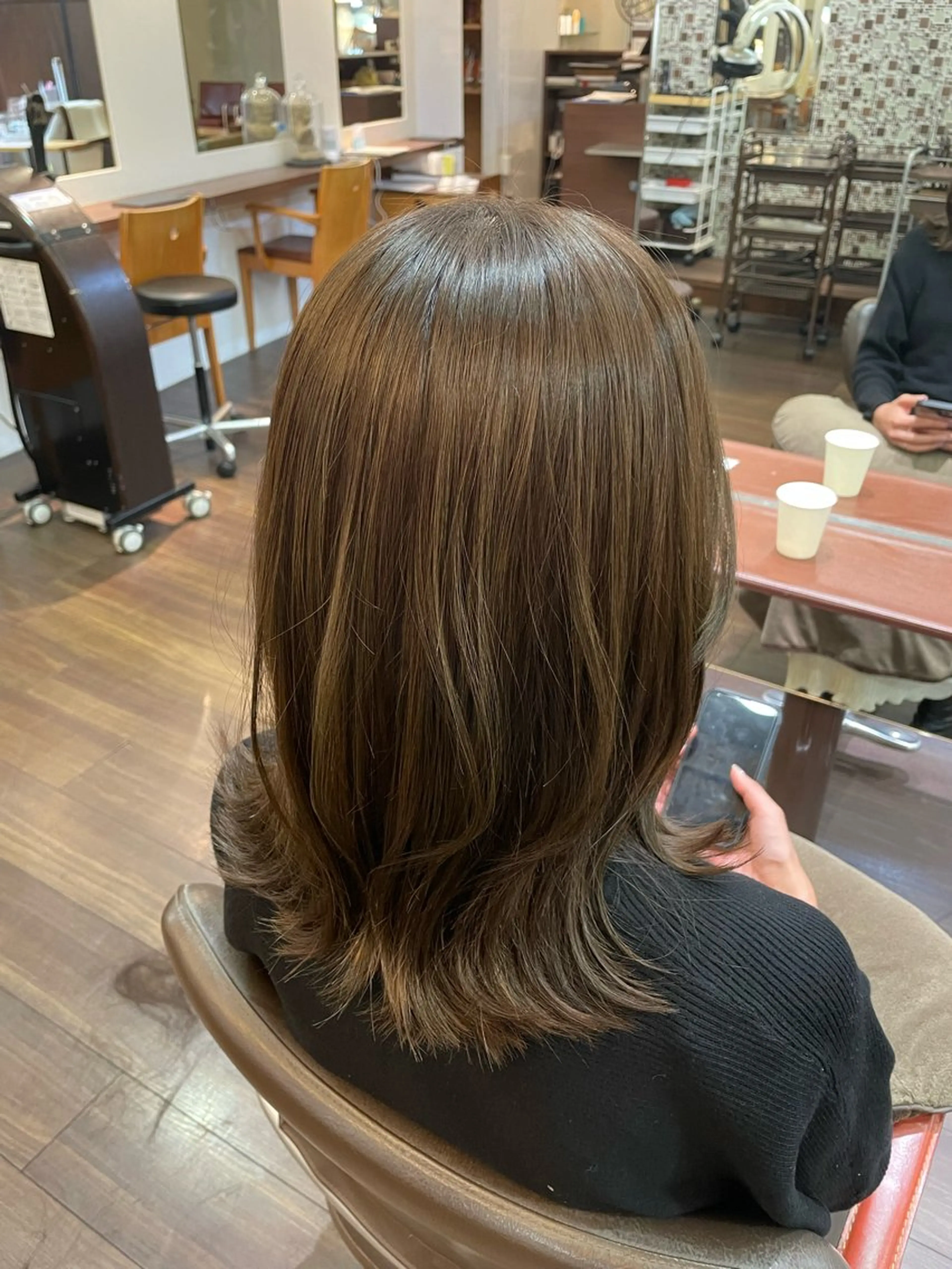 【人気No.1♡】💚カット+カラー+プチトリートメント💚 (ブリーチ毛でない方)の写真