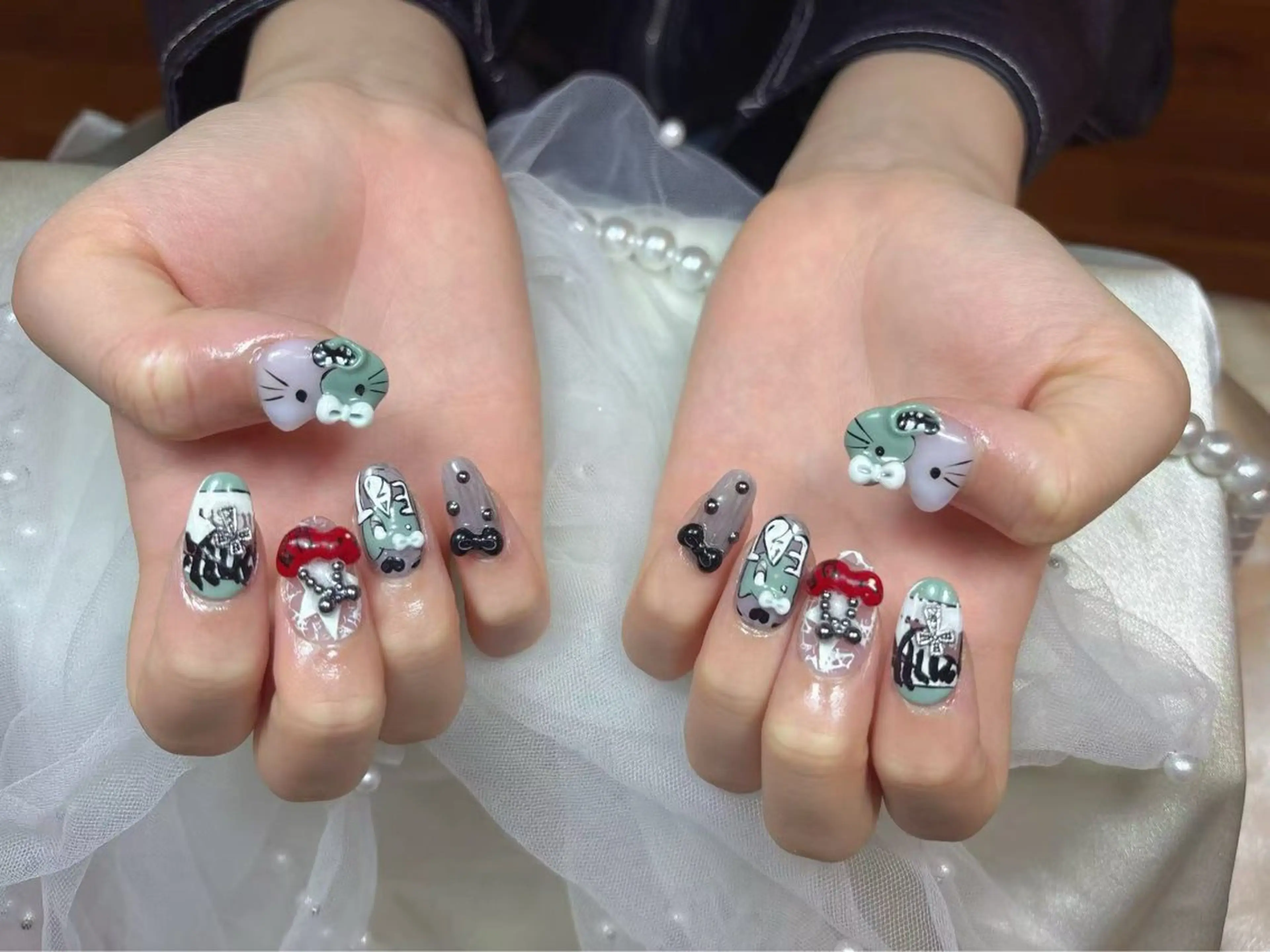 ネイル ハンドネイル リセス 高田馬場💎のネイルデザイン