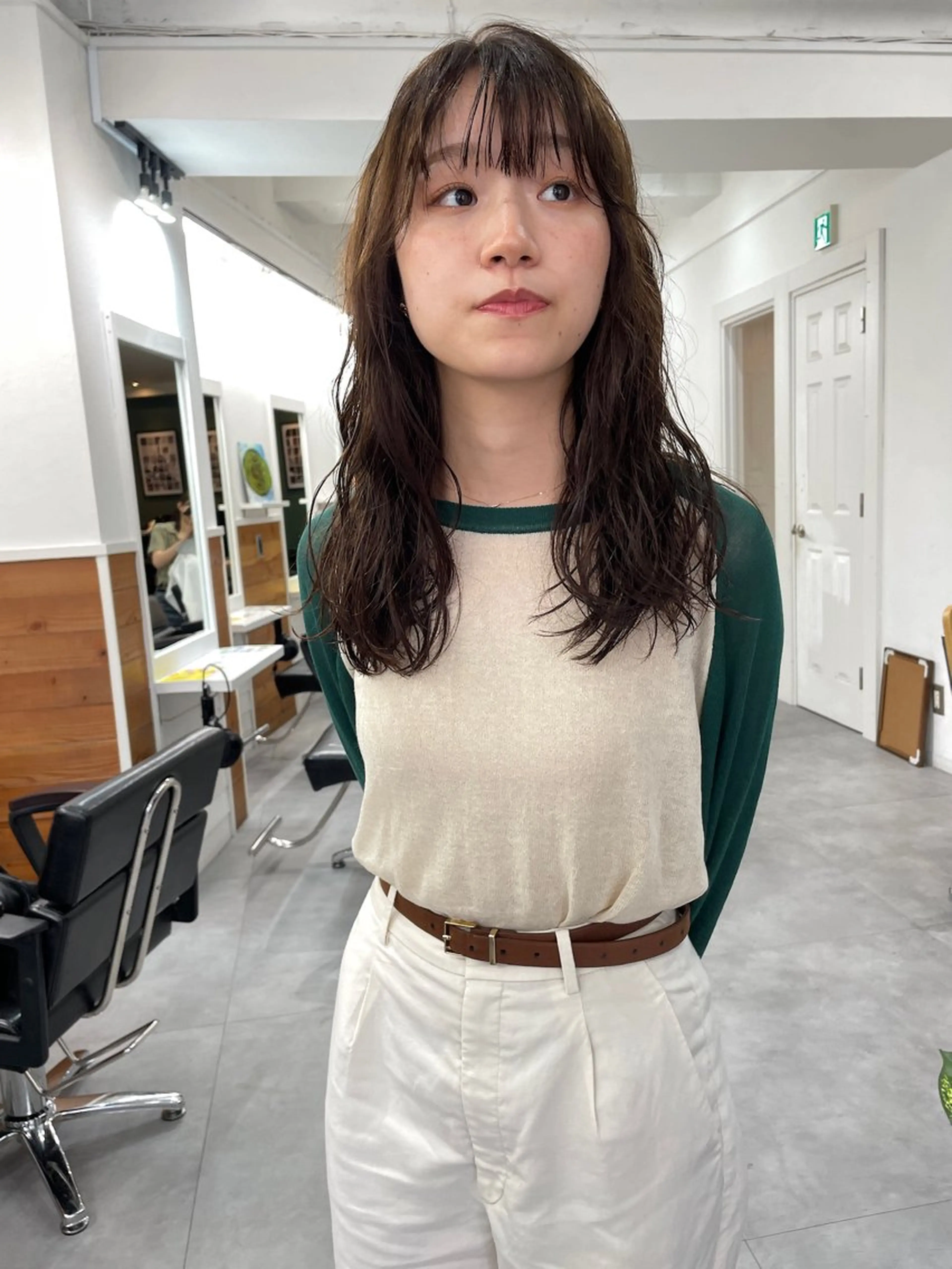 ミディアム パーマ ミディアムパーマ カット パーマ トリートメント レイヤー／似合わせ TAKUYAのヘアスタイル