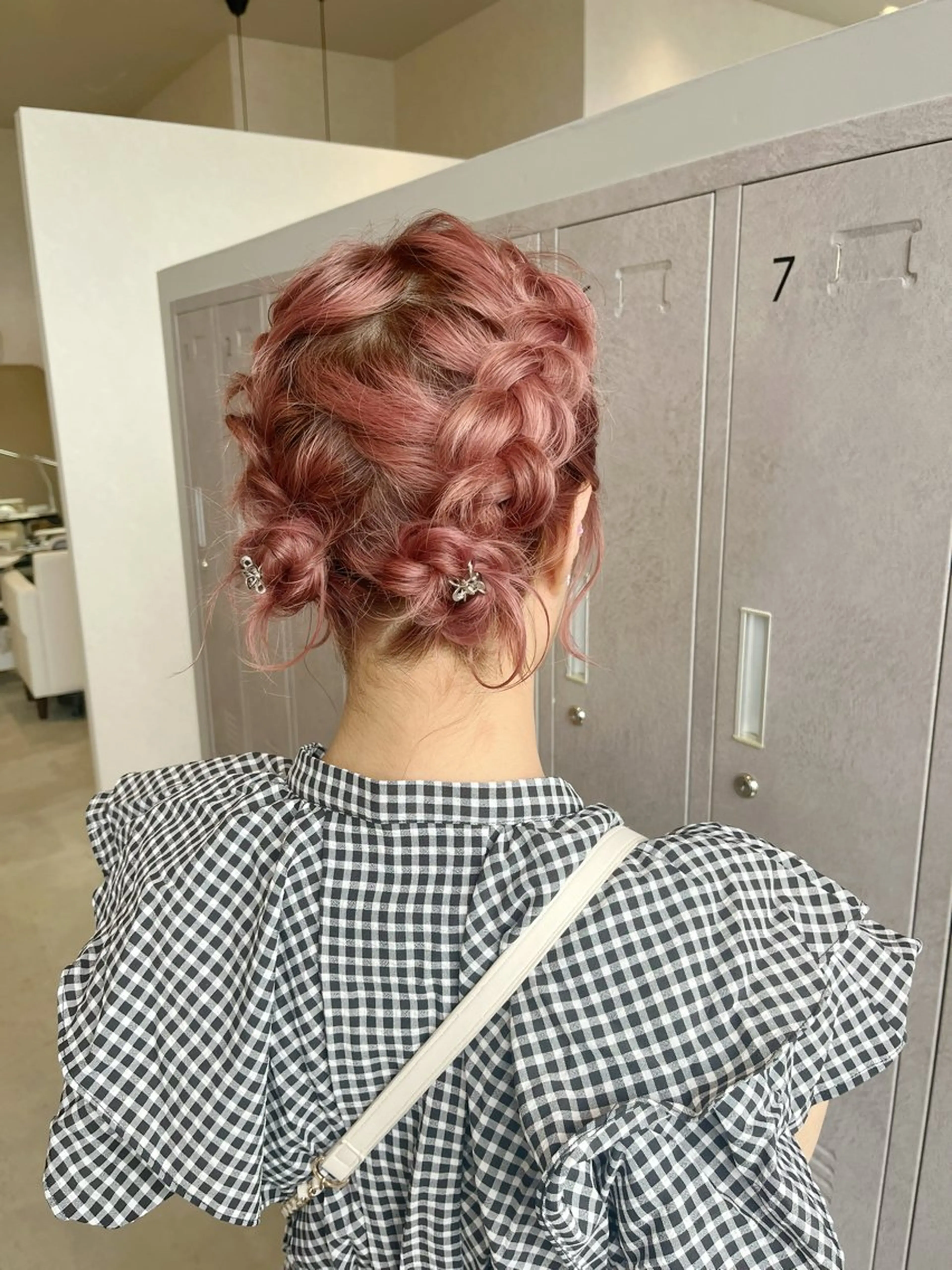 ヘアセット 福島 果音のヘアスタイル