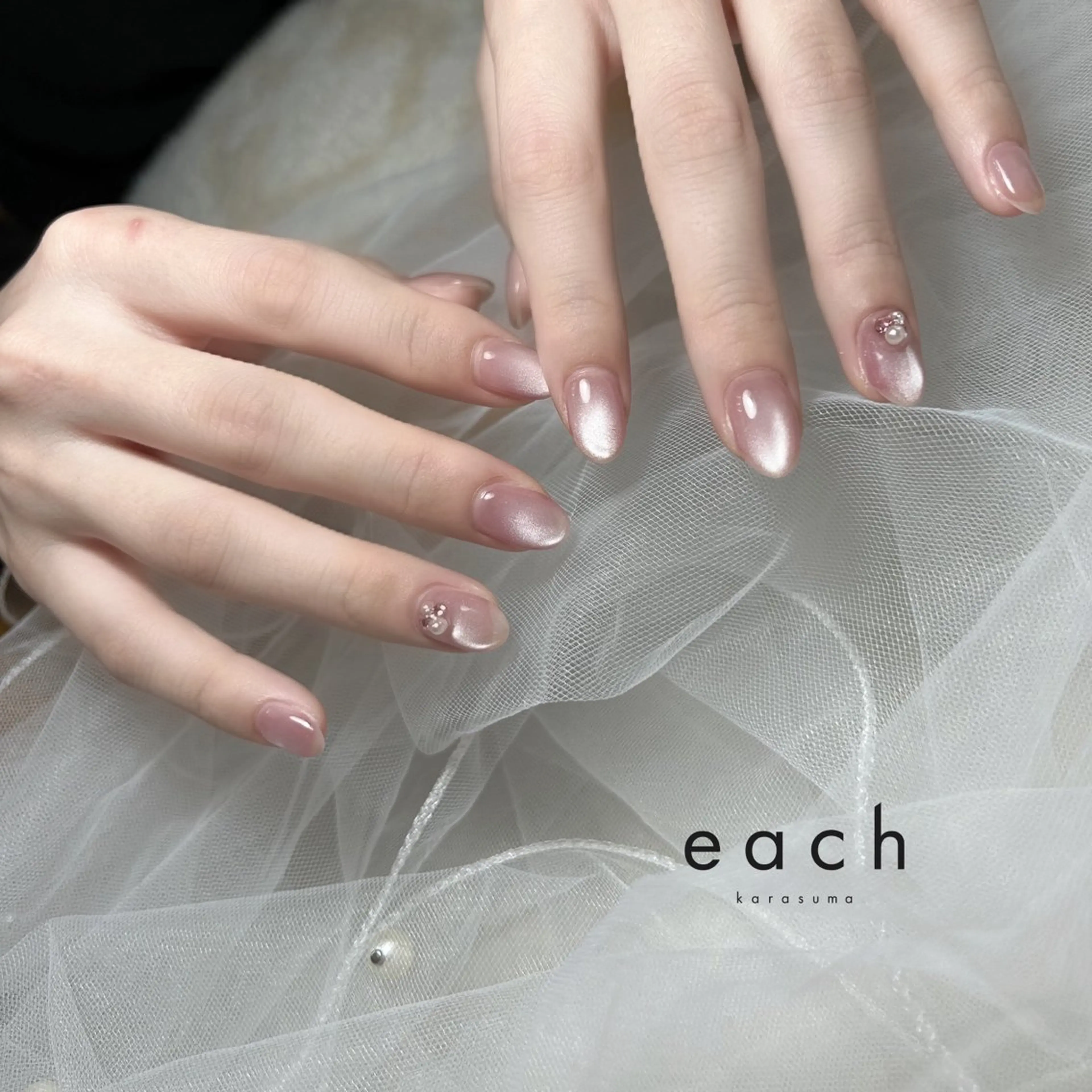 ネイル マグネットネイル ハンドネイル filon nail kanako🕊のネイルデザイン