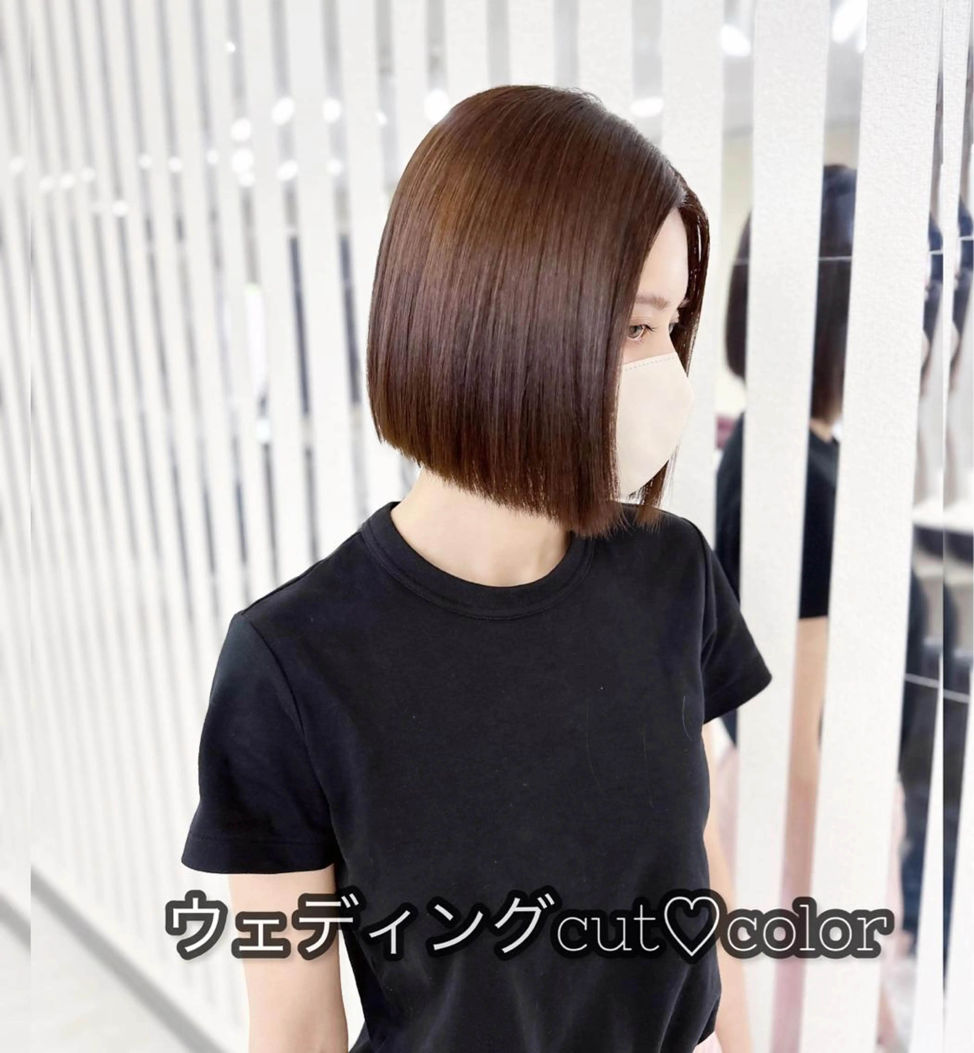 ショート カラー ボブ YURI ✨のヘアスタイル