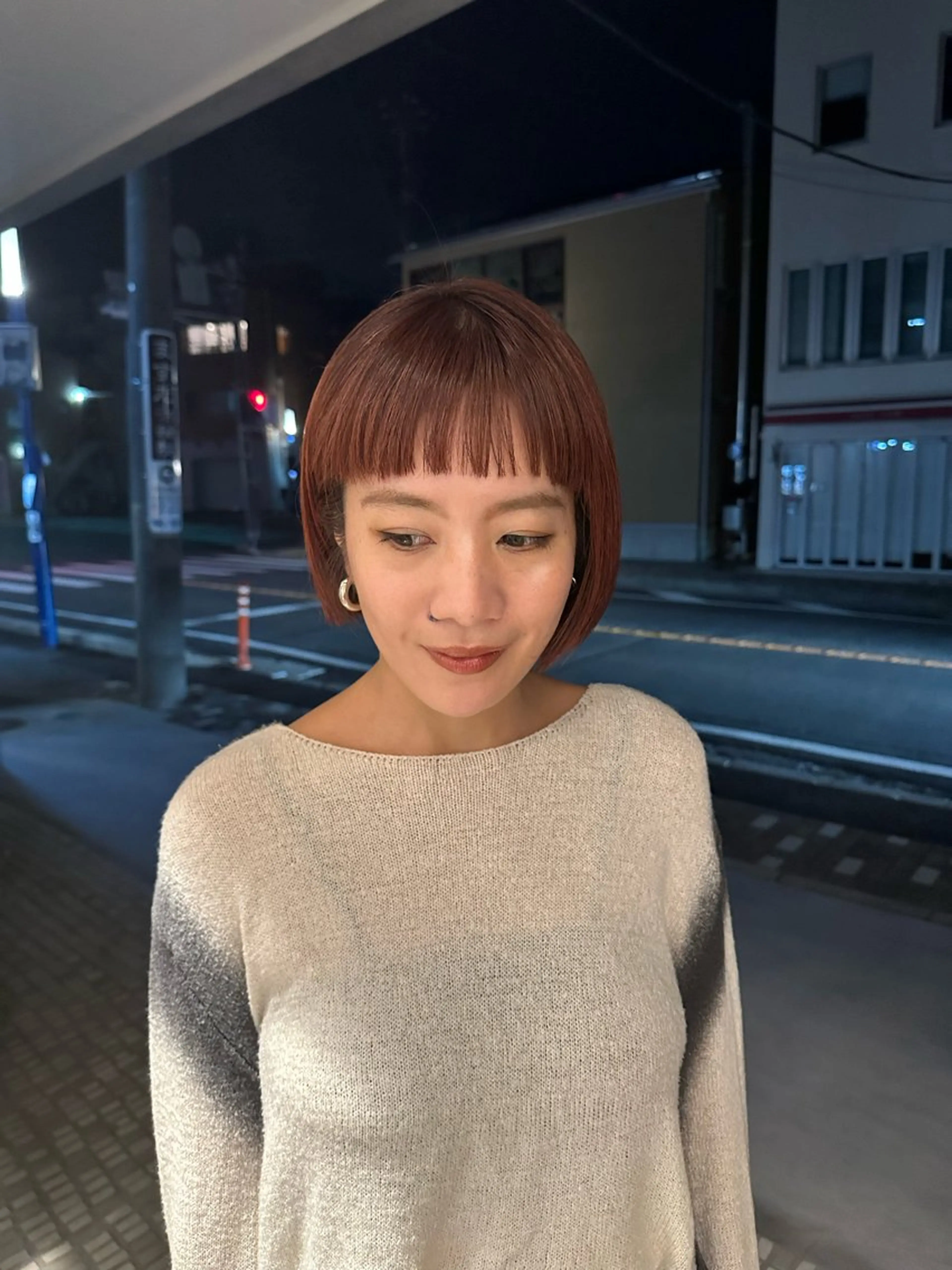 カラー ハイライトカラー 上米良 麻衣のヘアスタイル