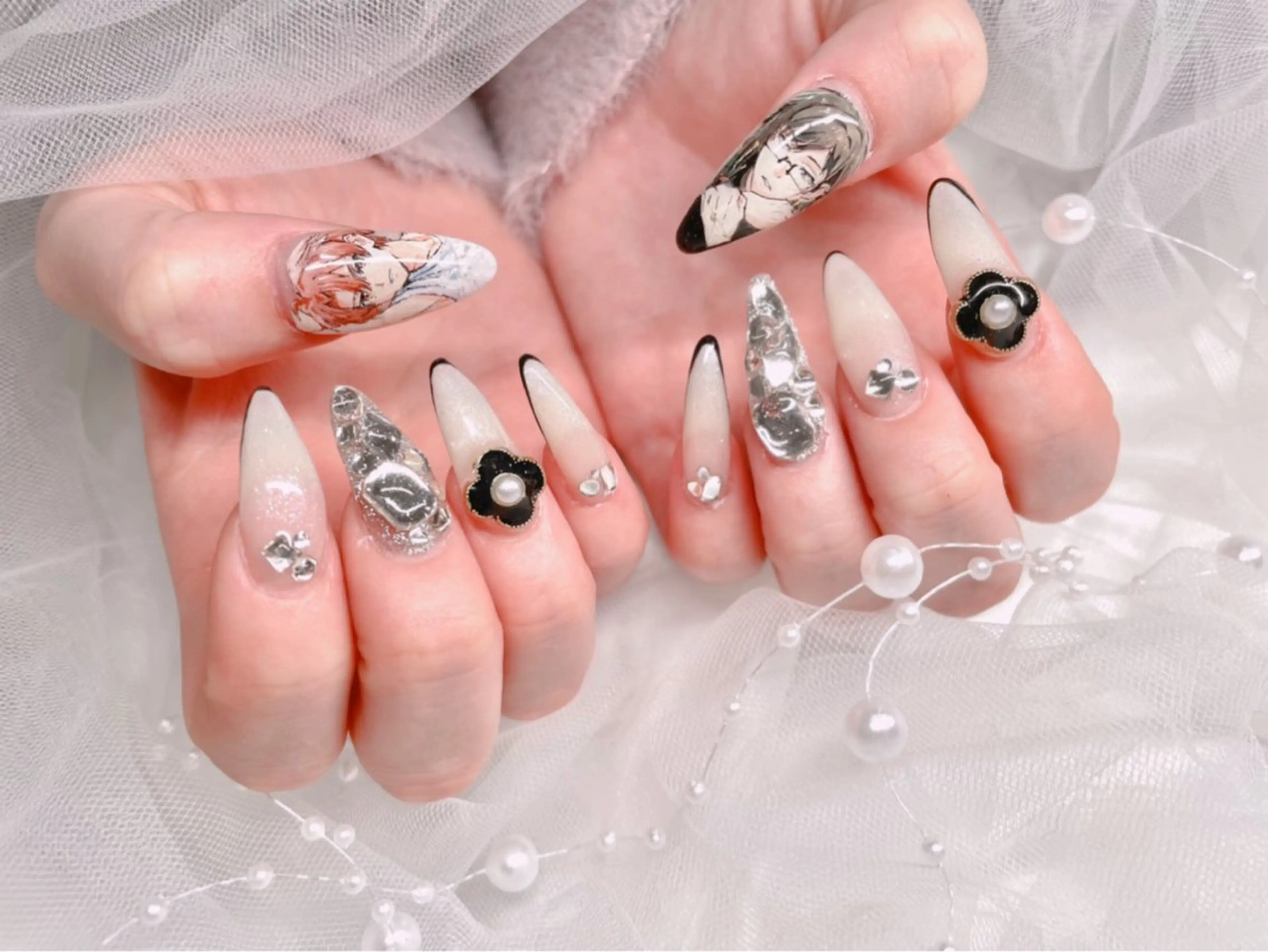 ネイル ハンドネイル ゆりか ジョアアンジェ福島のネイルデザイン