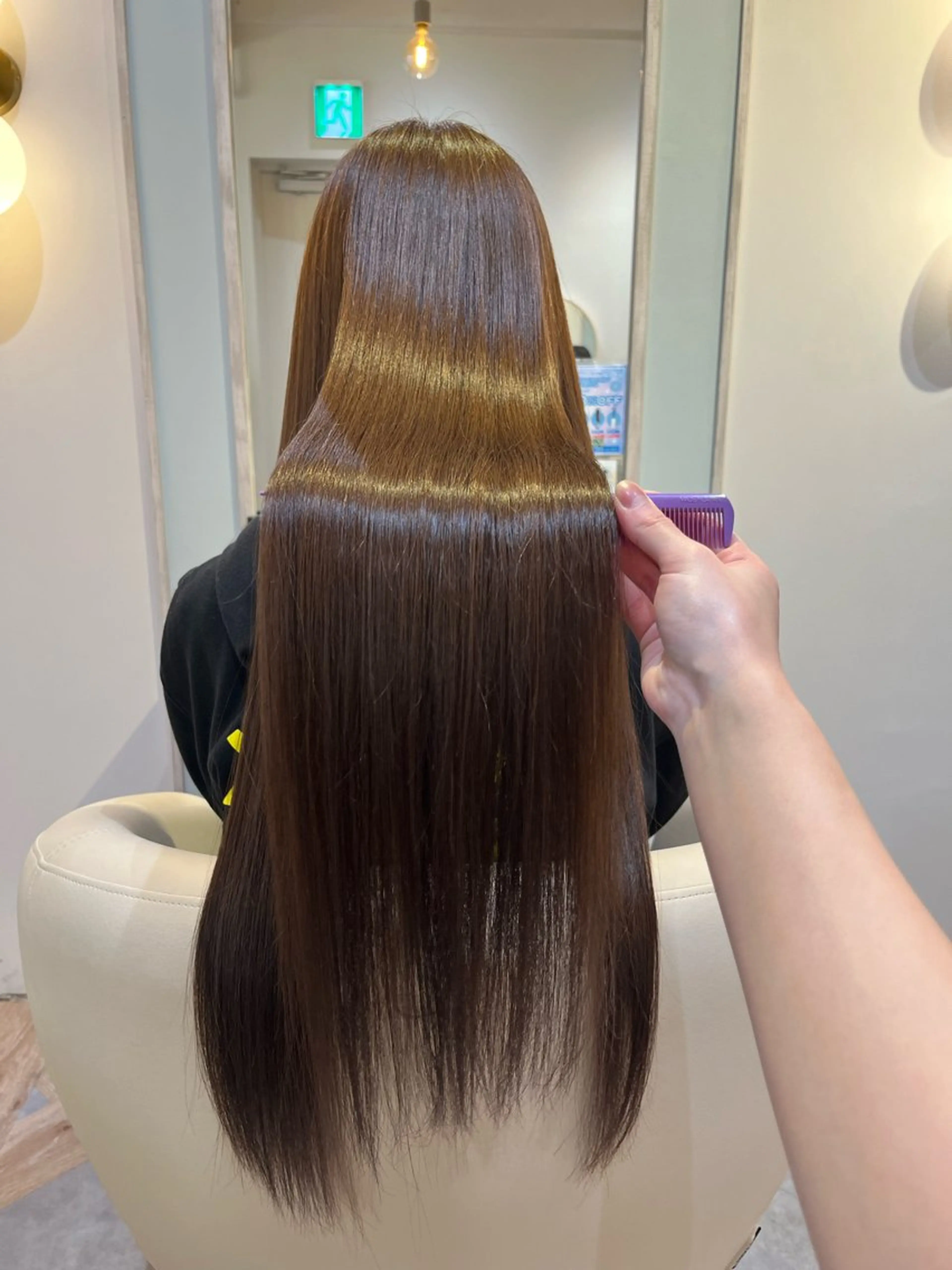 カラー➕プレミアム髪質改善の写真