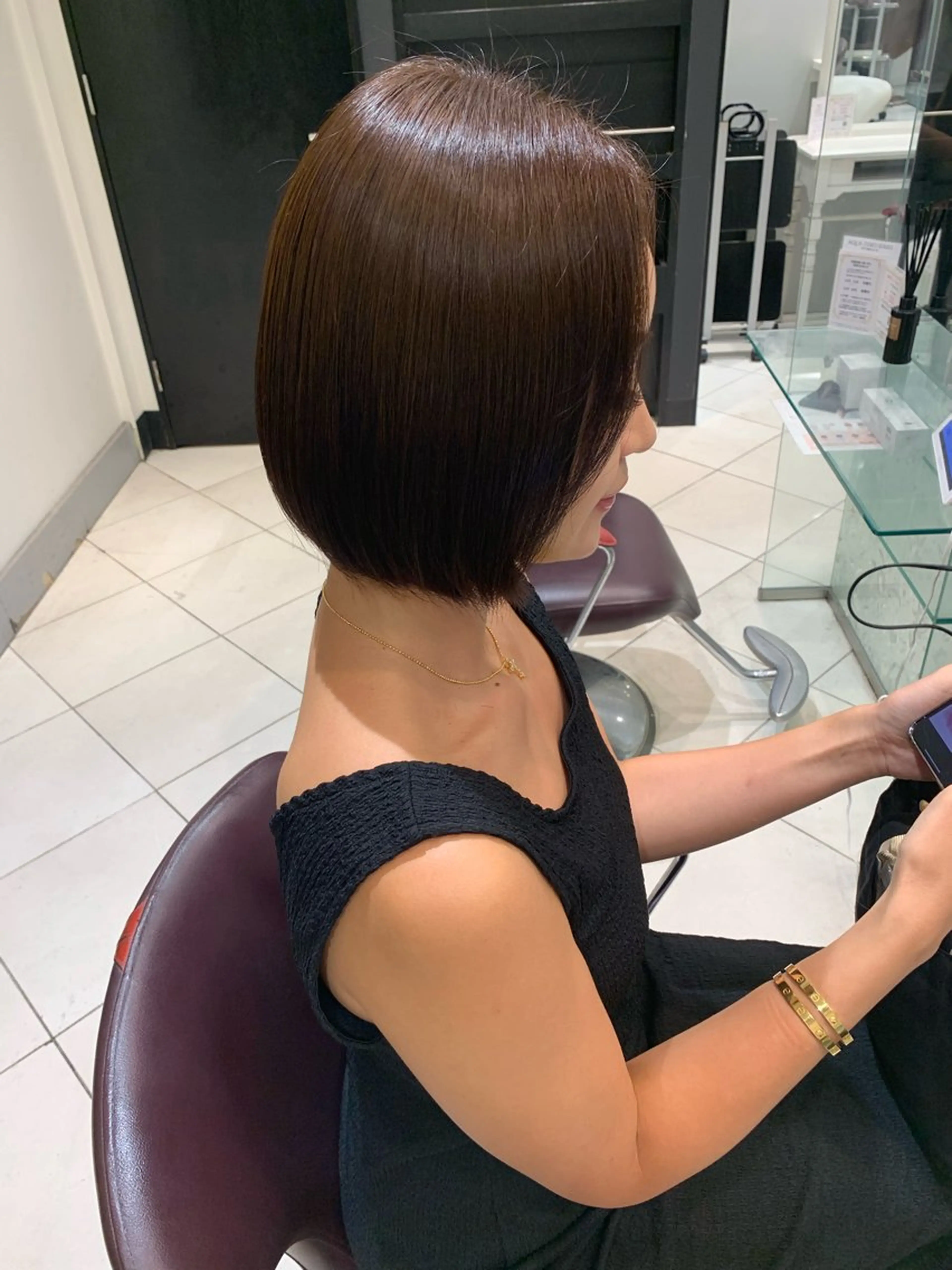 ミディアム カット 縮毛矯正 トリートメント ヘアセット ✨上村 潤平✨メンズヘア✨のヘアスタイル