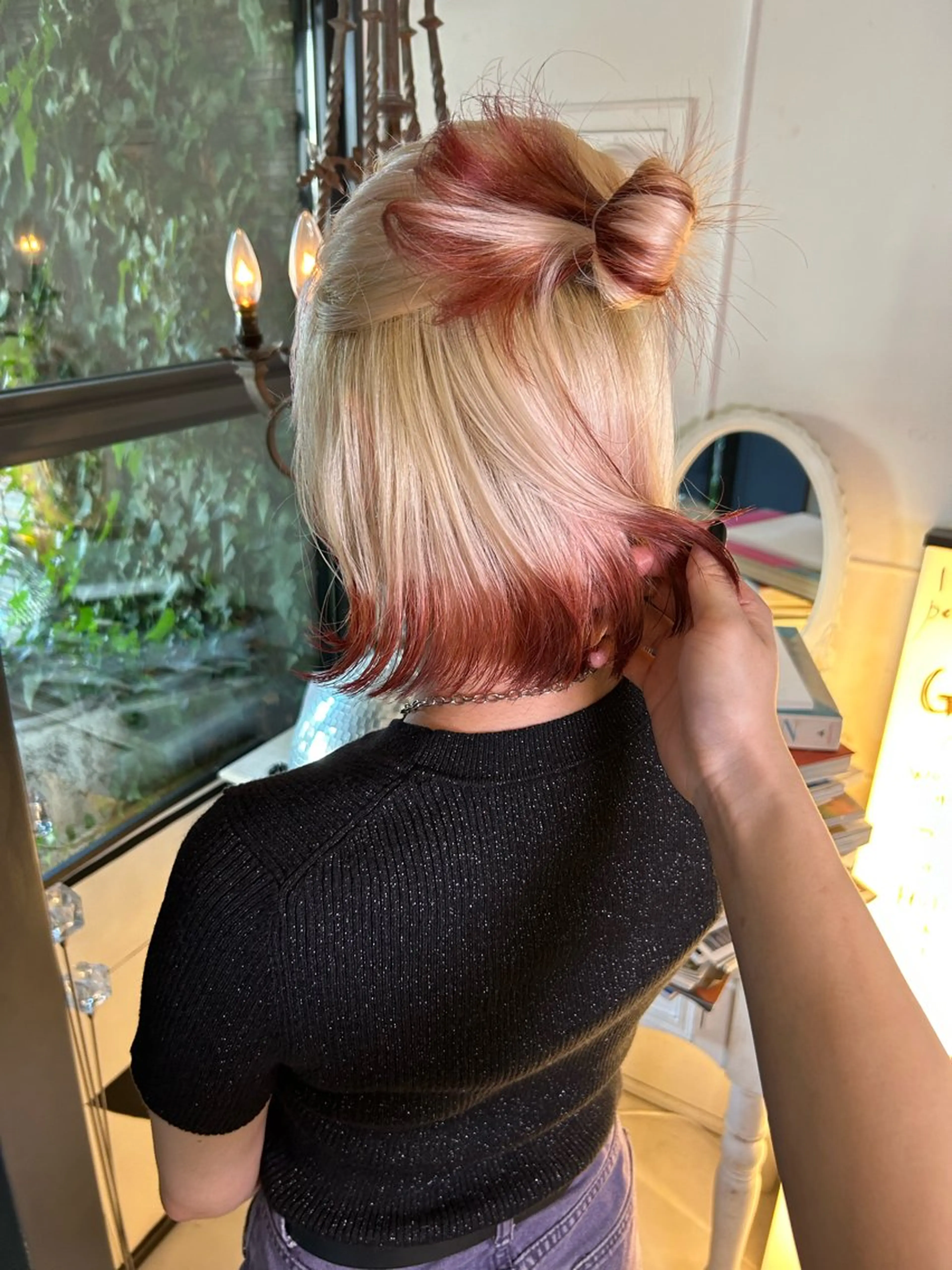 ミディアム カラー ヘアカラー RINKA 岡崎美容室のヘアスタイル