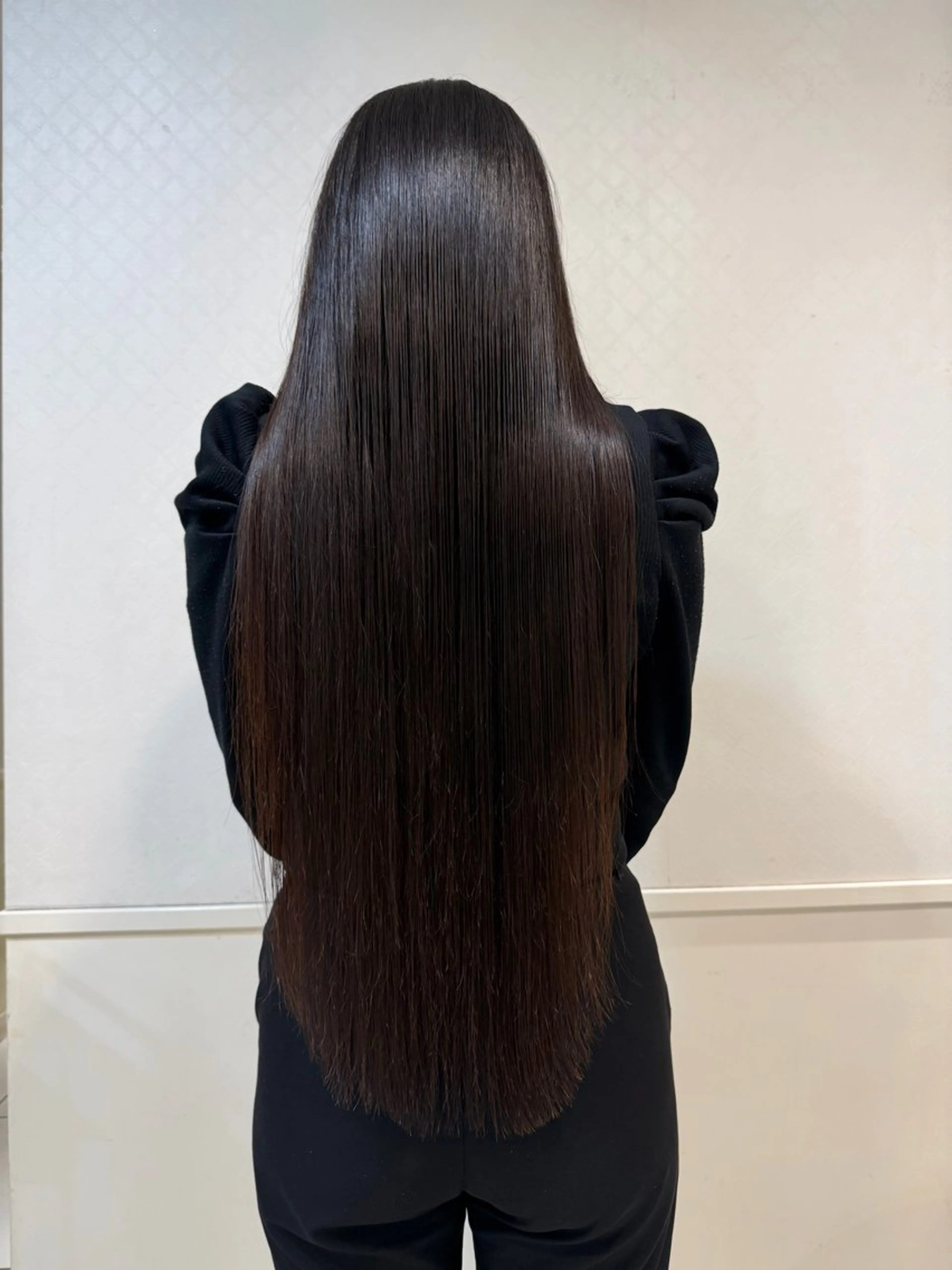 ロング ツヤ重視 ワンカラー🫧Mioのヘアスタイル