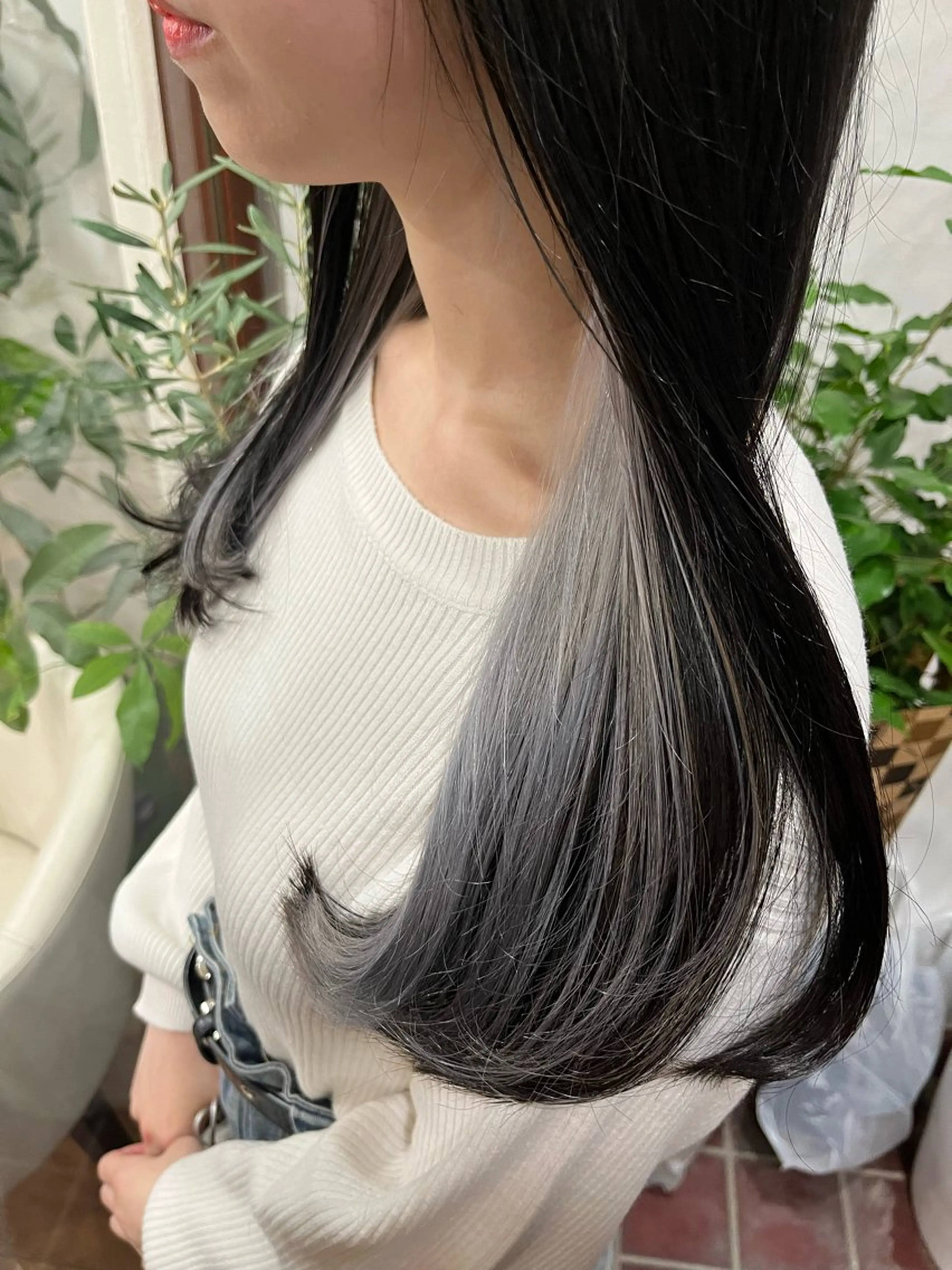 ロング カラー ダブルカラー インナーカラー 髪質改善 🫧ハイトーン/ ブリーチ🫧白石航汰のヘアスタイル