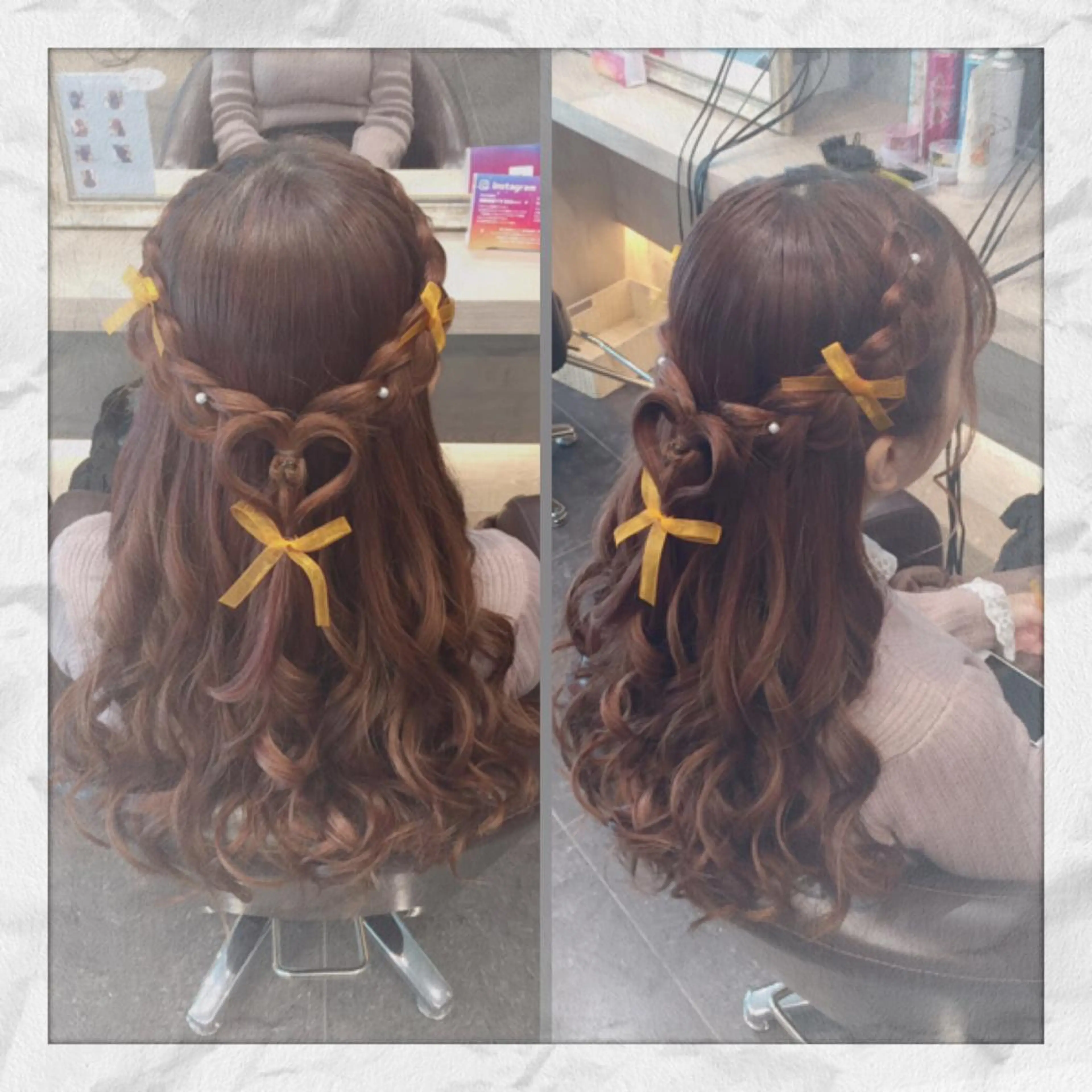 ロング ヘアアレンジ ハーフアップ ヘアセット ヘアセット/着付け 𓇼 まつもと𓇼のその他イメージ