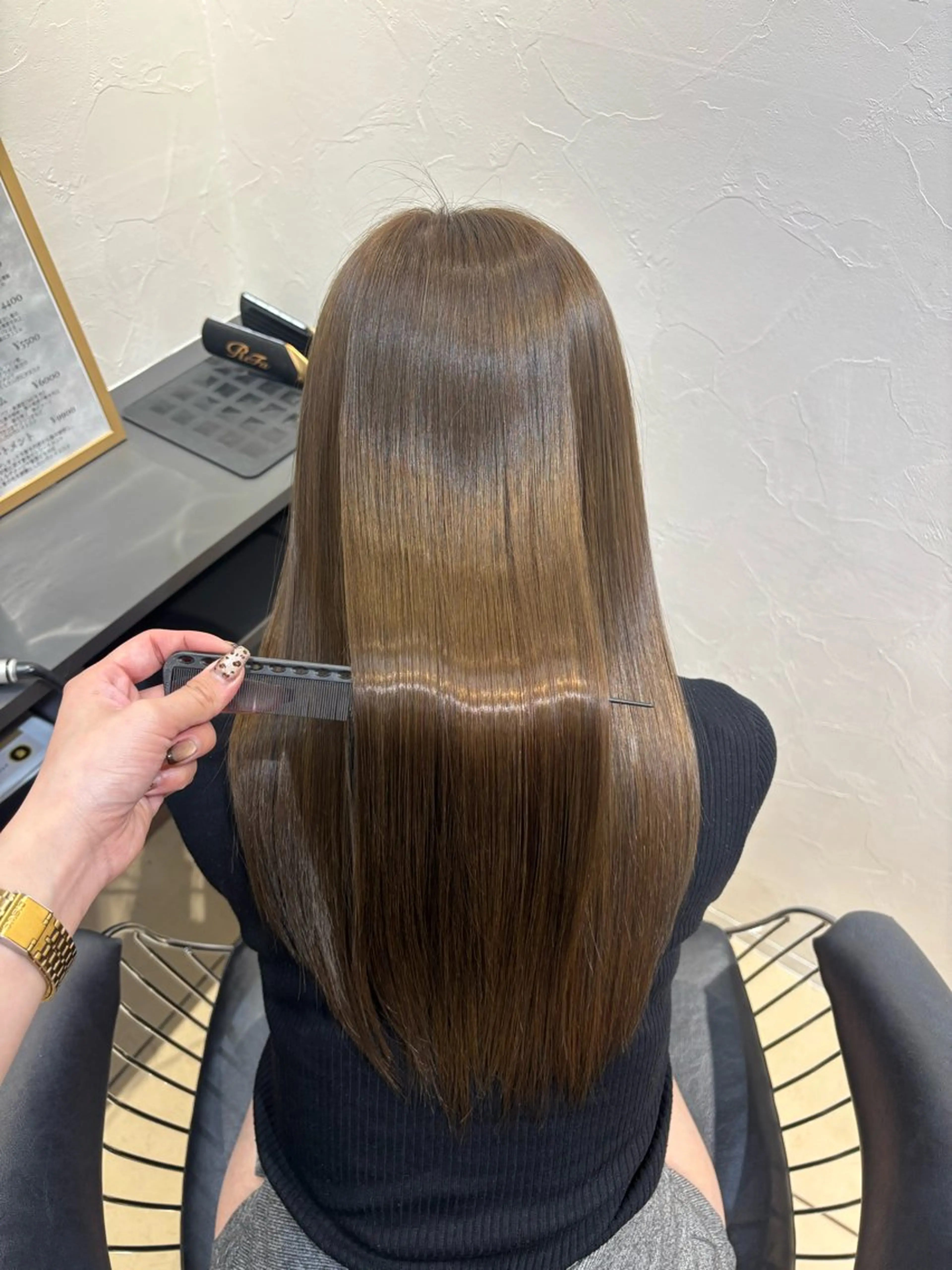 カラー ベージュカラー オリーブベージュ カット ヘアカラー トリートメント 🫧いお/透明感艶 カラー/縮毛矯正🫧のヘアスタイル