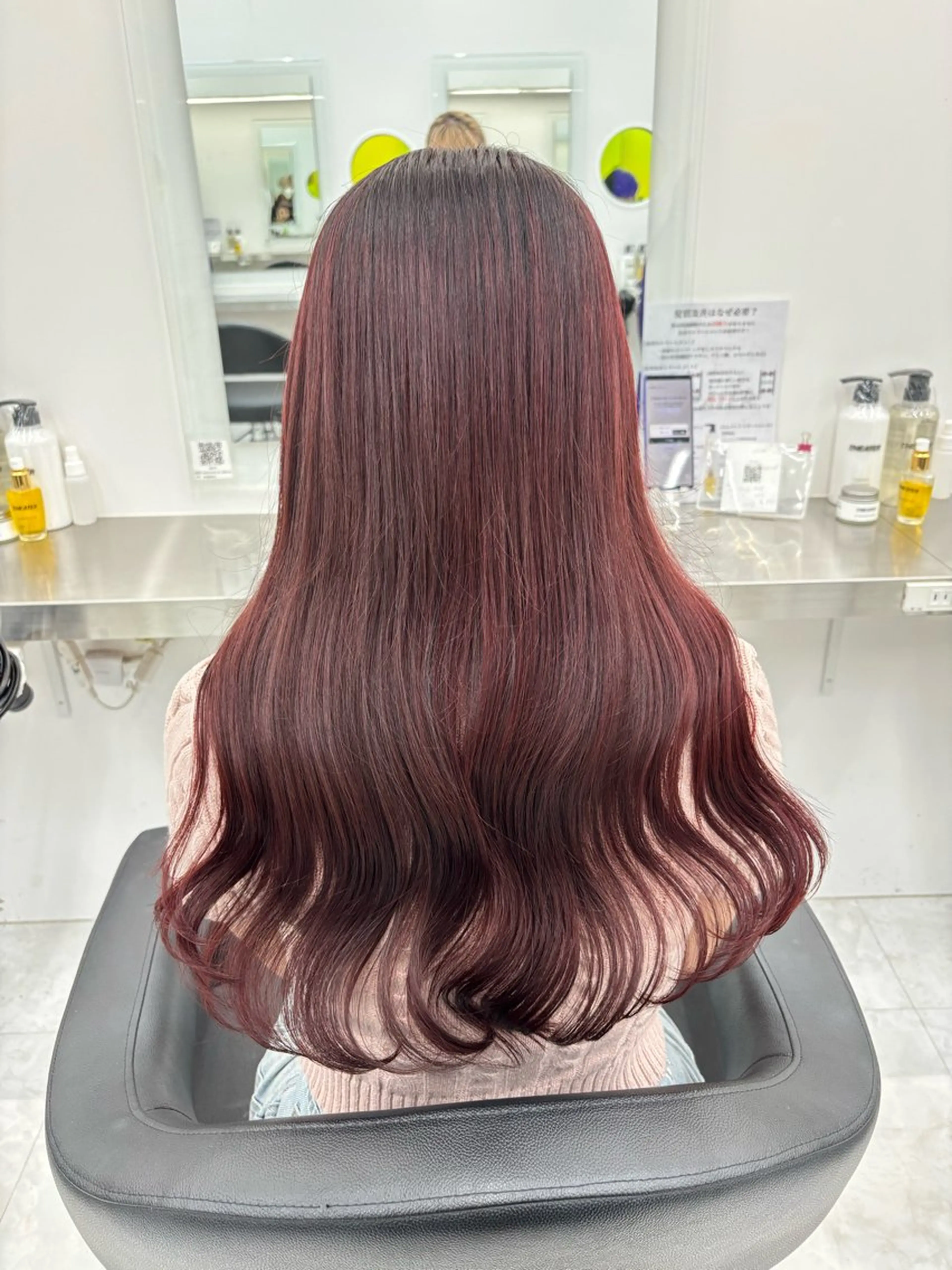 ロング ヘアカラー トリートメント Wカラー/暖色/べ ージュりく©︎🐝のヘアスタイル