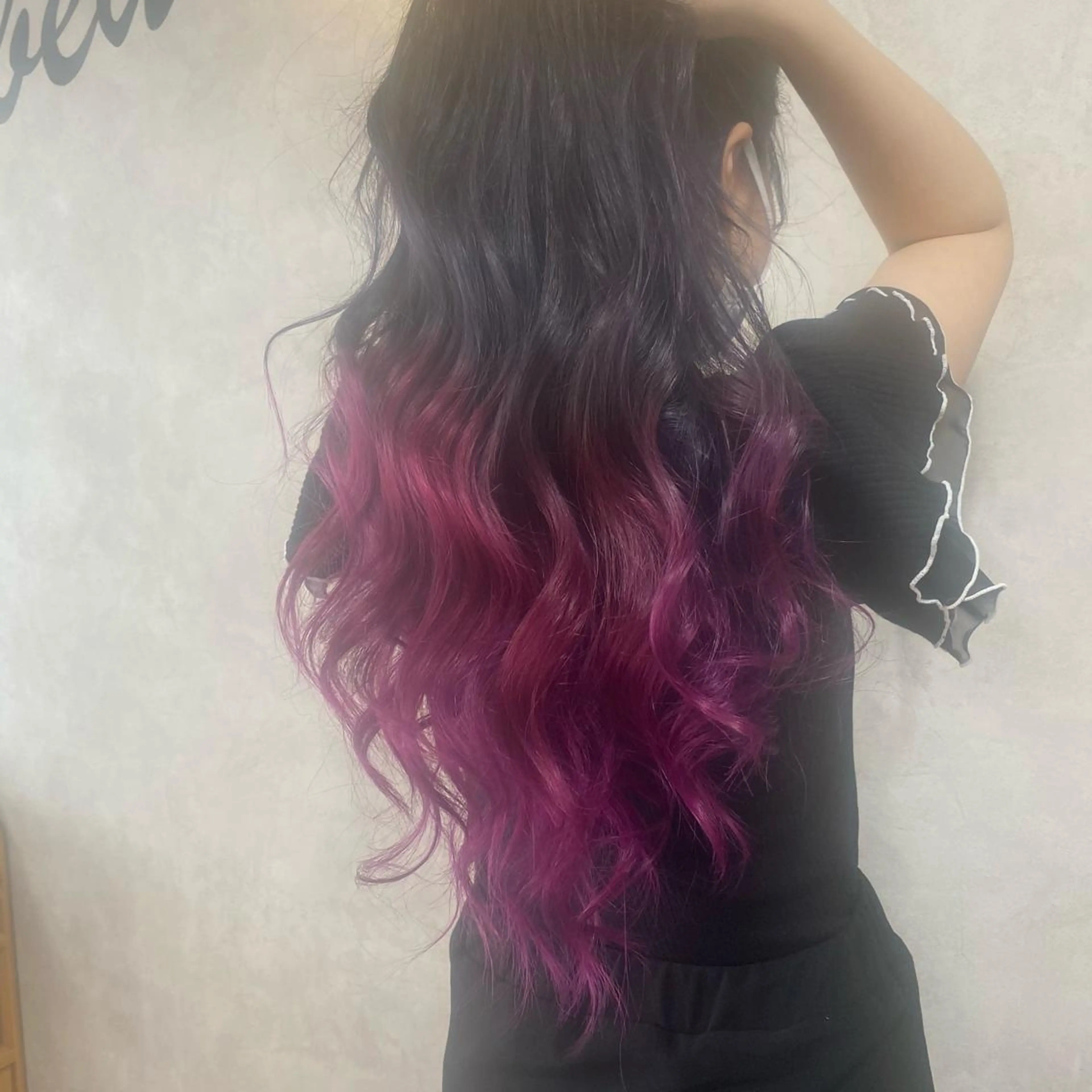 ロング カラー グラデーションカラー ヘアカラー デザインカラー/ ジュンナのヘアスタイル