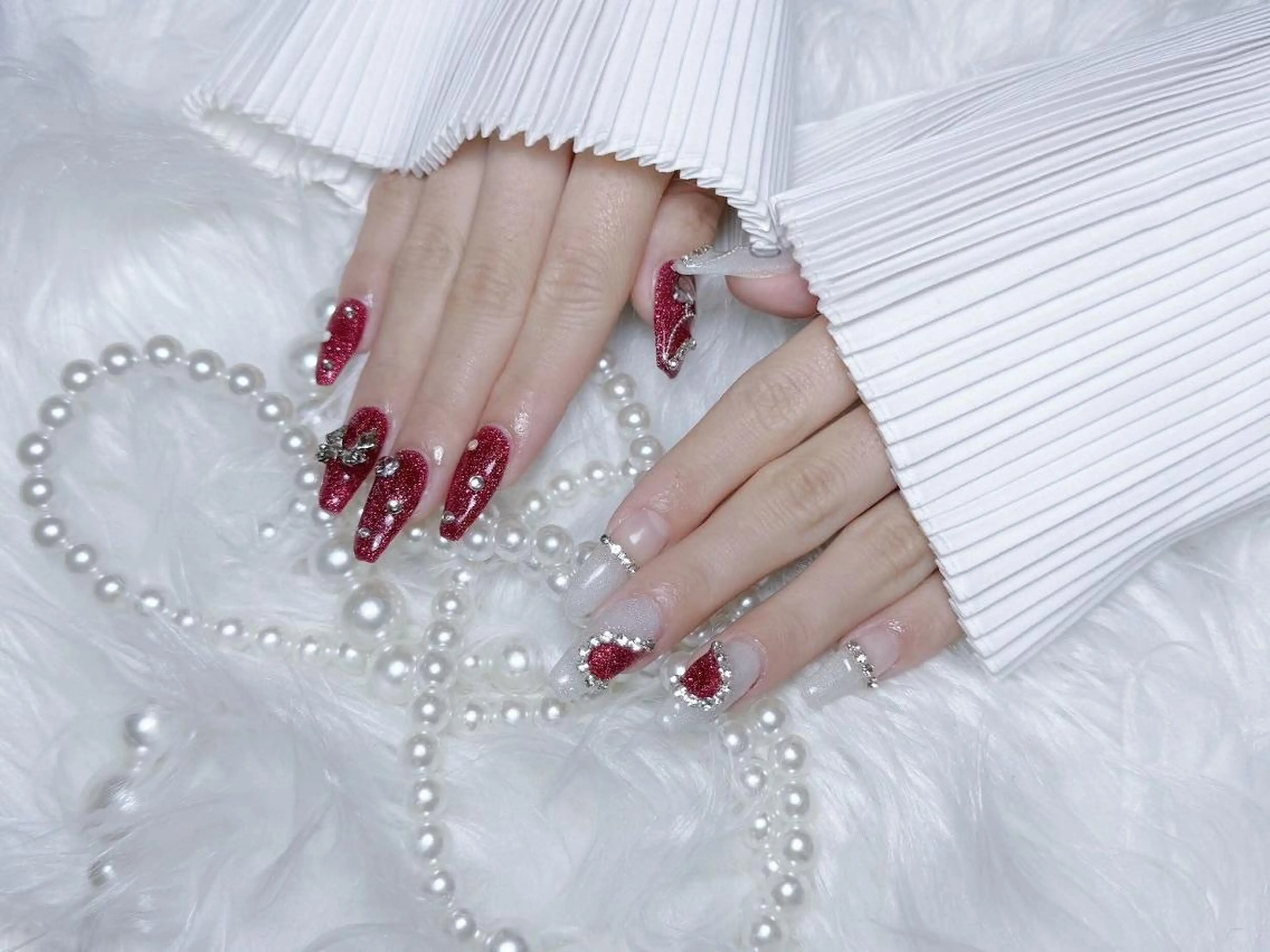 ネイル RAFFINE haru🦋🩵のネイルデザイン