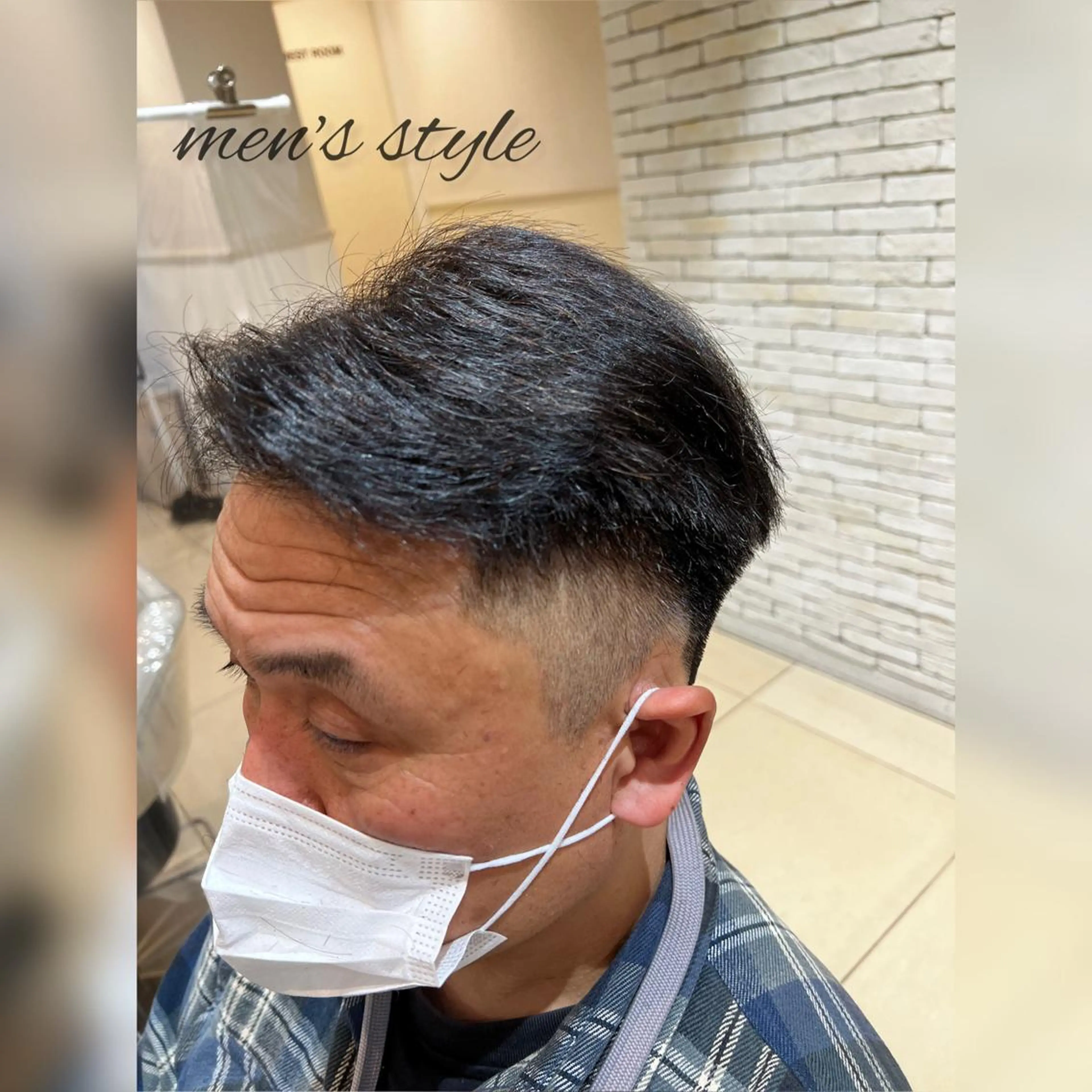 メンズ 刈り上げ 大谷 竜也のヘアスタイル