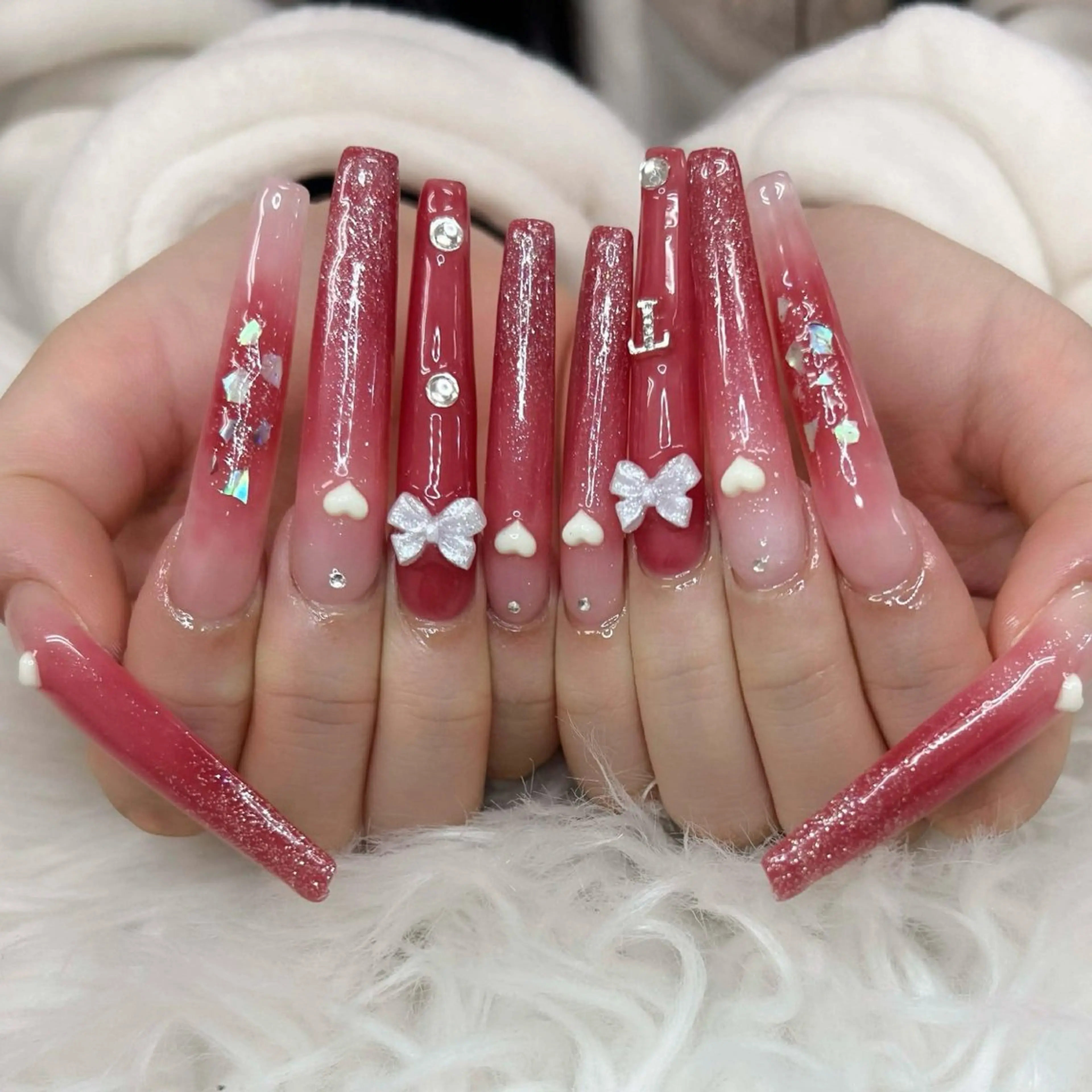 ネイル ANH ゴテゴテネイルのネイルデザイン