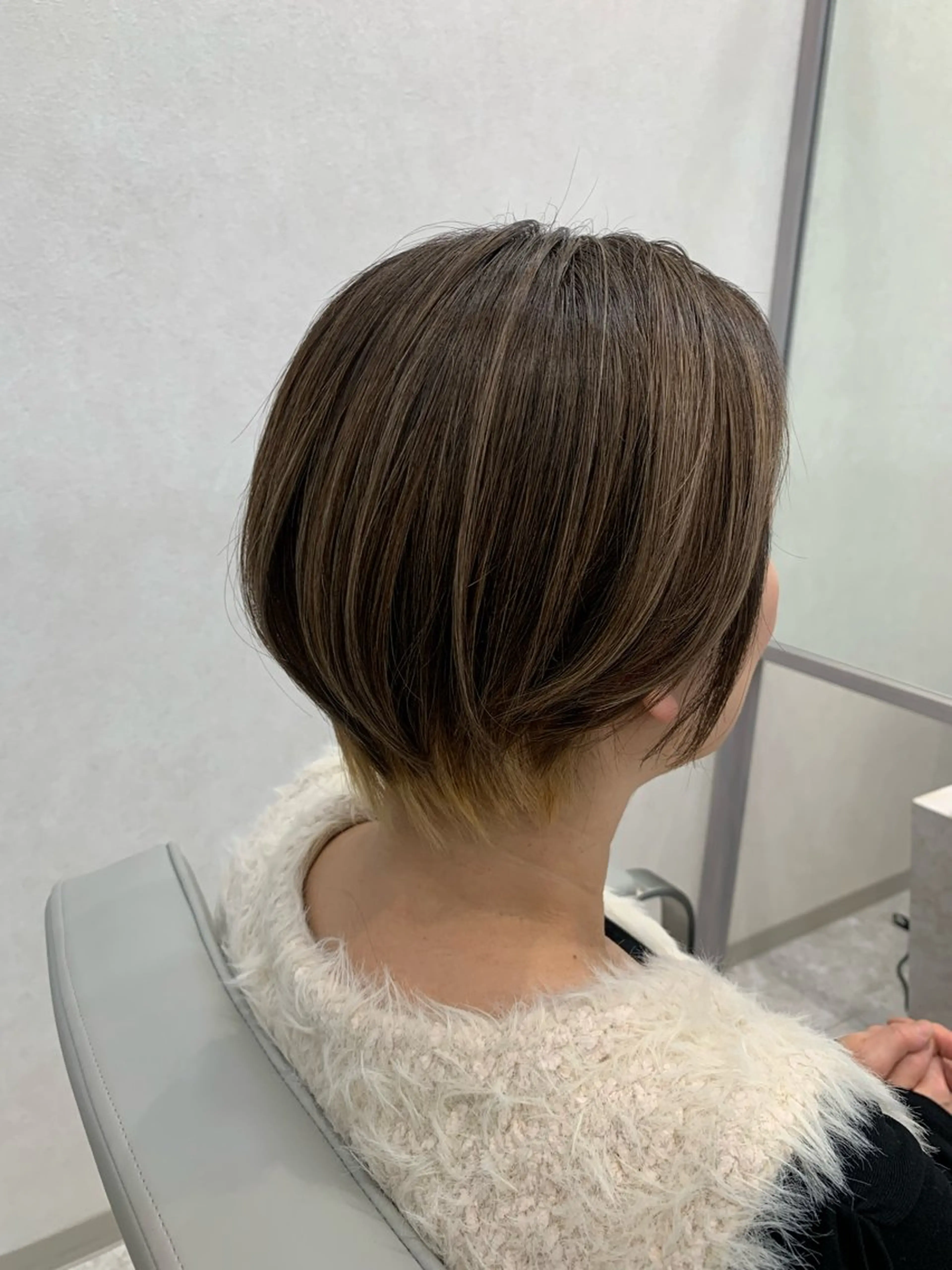 ショート ハイライト ショートヘア 大人ヘア✨髪質改善 ✨艶髪＊今泉のヘアスタイル