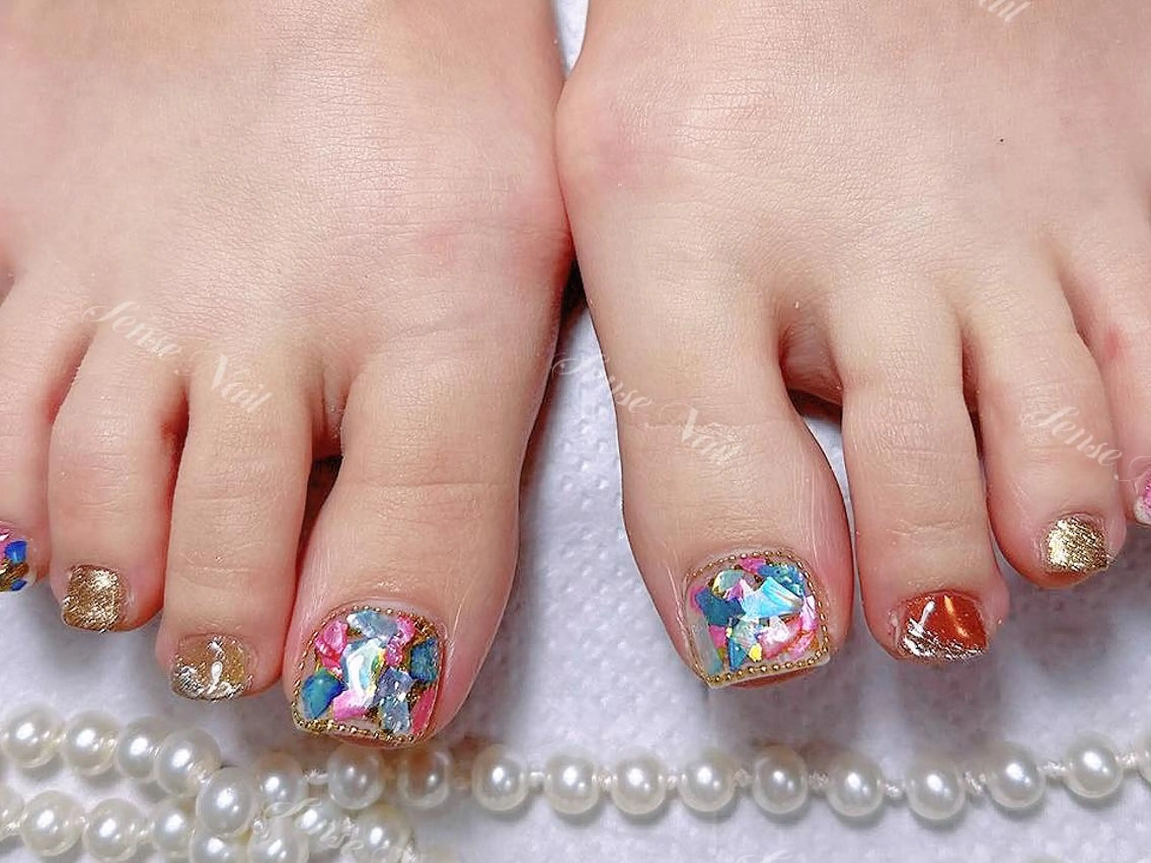 ネイル フットネイル 🎀Sense Nail新宿店🎀のネイルデザイン