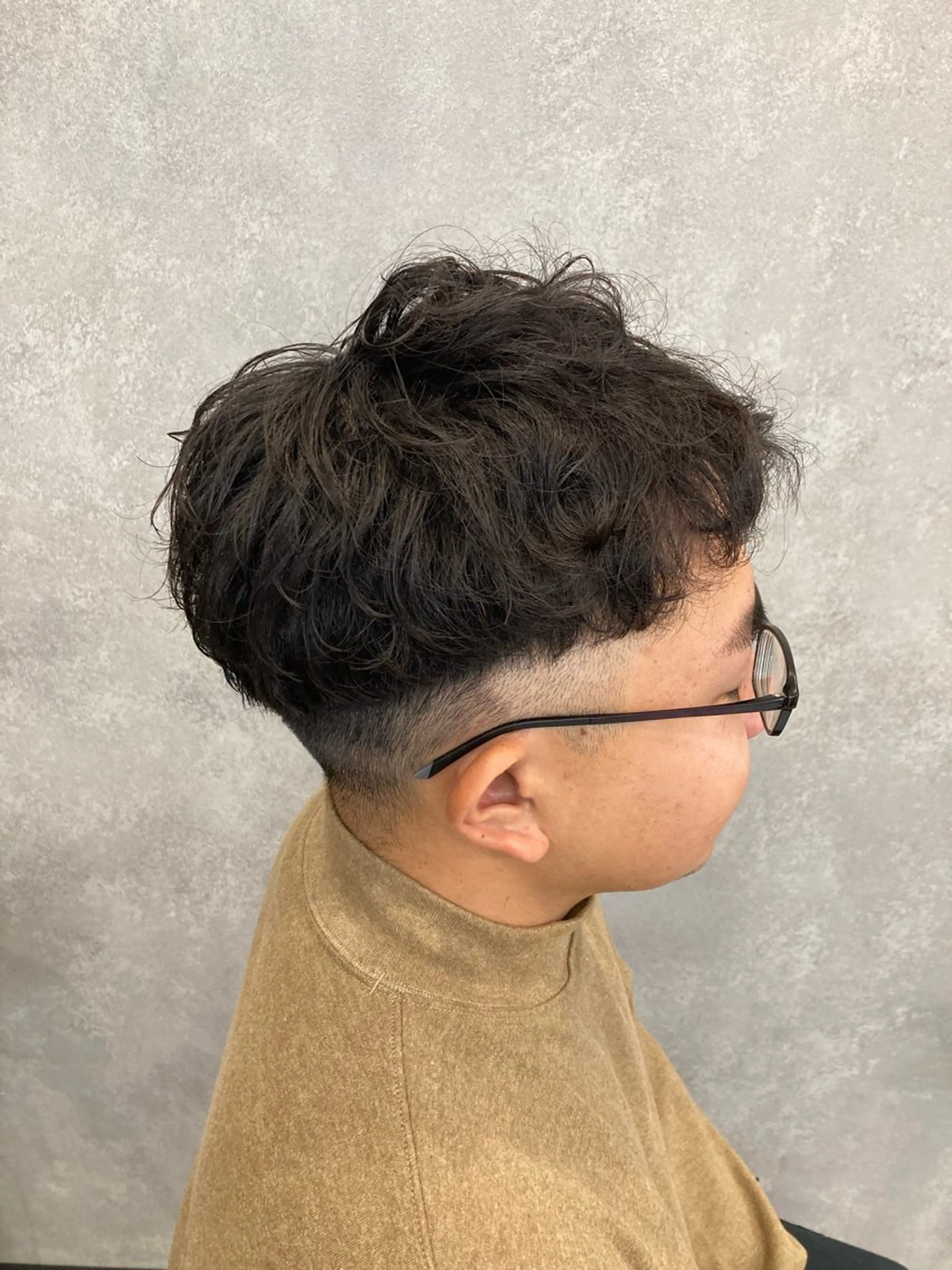 パーマ メンズ メンズパーマ カット パーマ 樋口 江理香のヘアスタイル