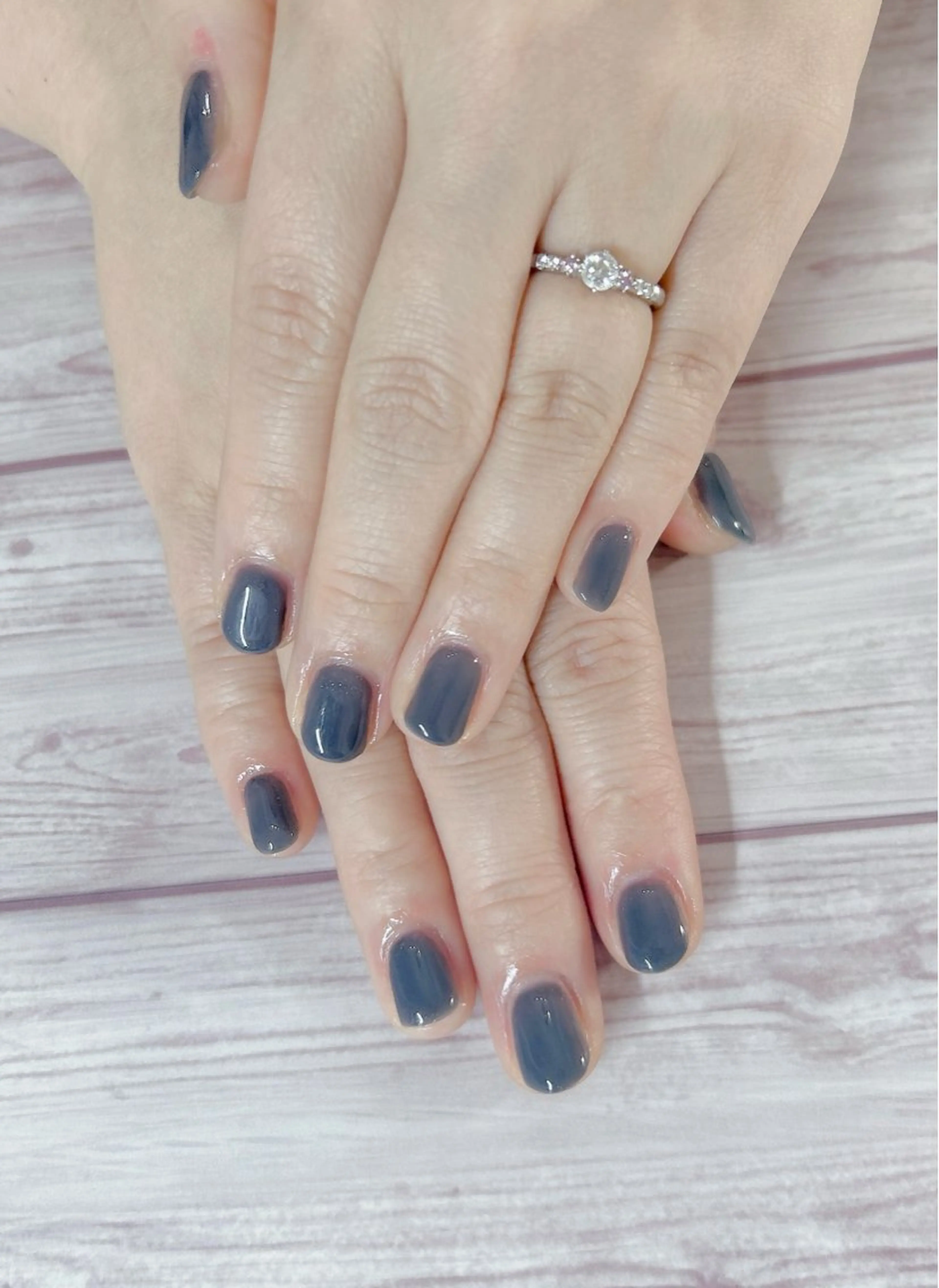 ネイル ワンカラーネイル MYu Beauty Salon YURIのネイルデザイン
