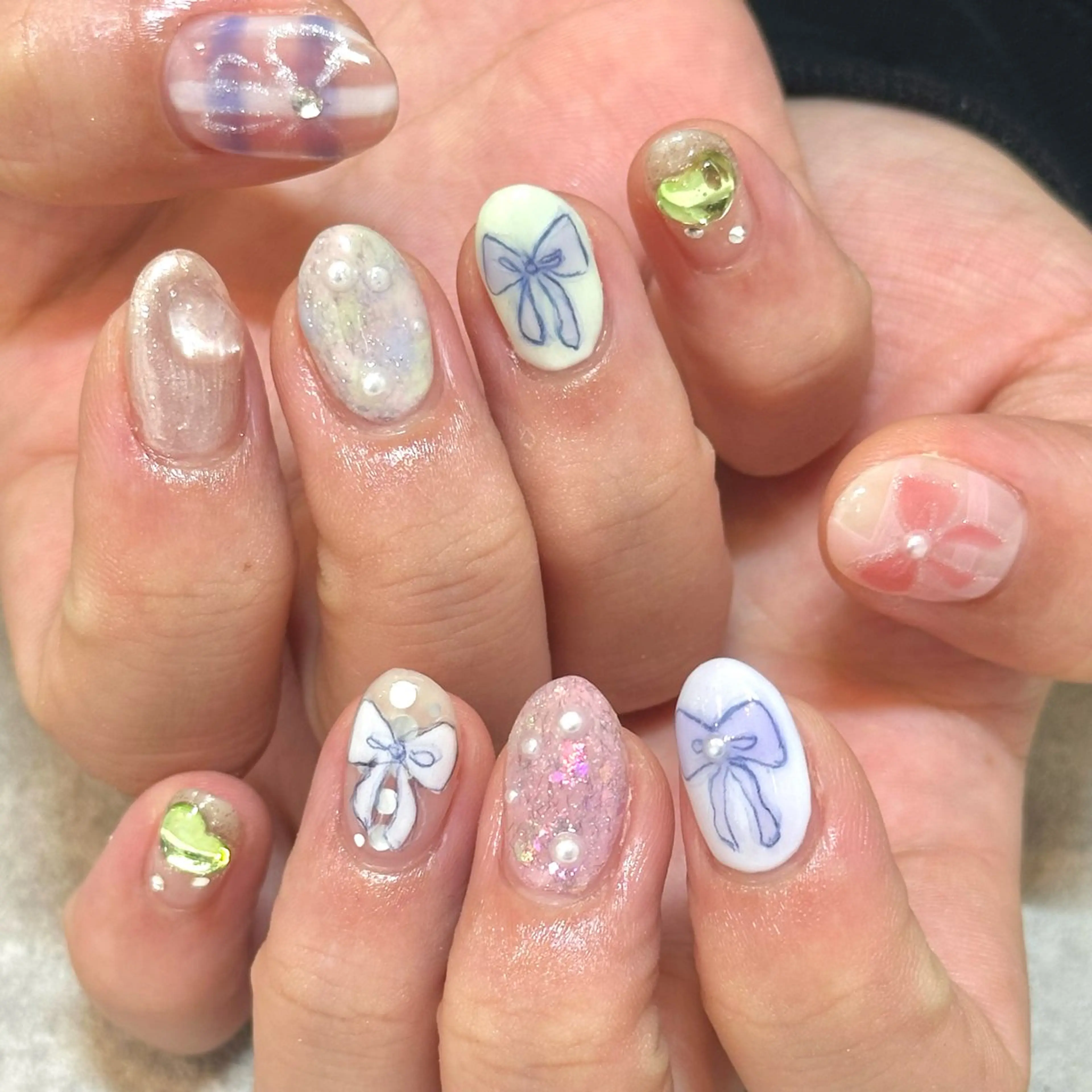 ネイル ハンドネイル ひらい さなのネイルデザイン