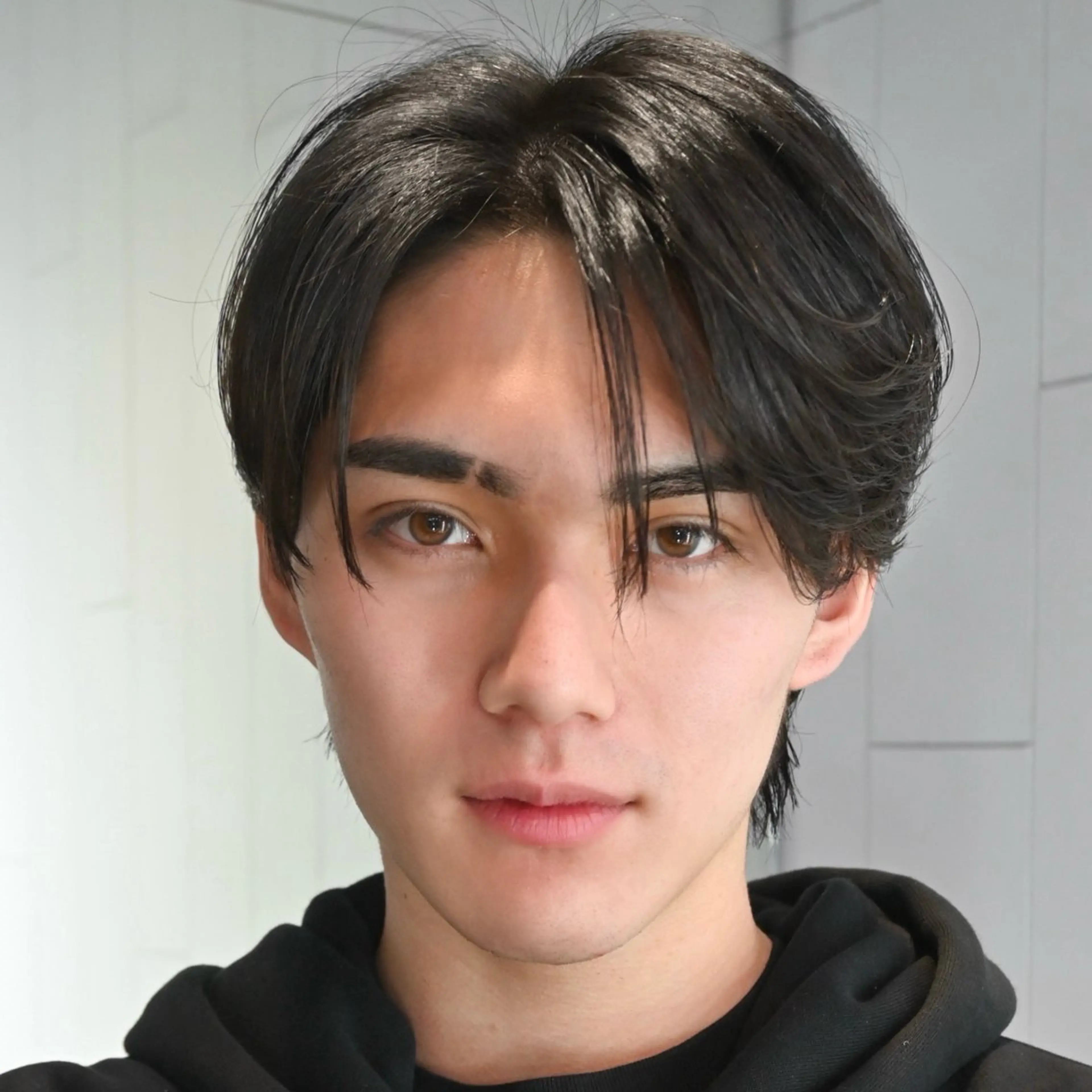 メンズ 池袋センターパート 特化YUUKIのヘアスタイル