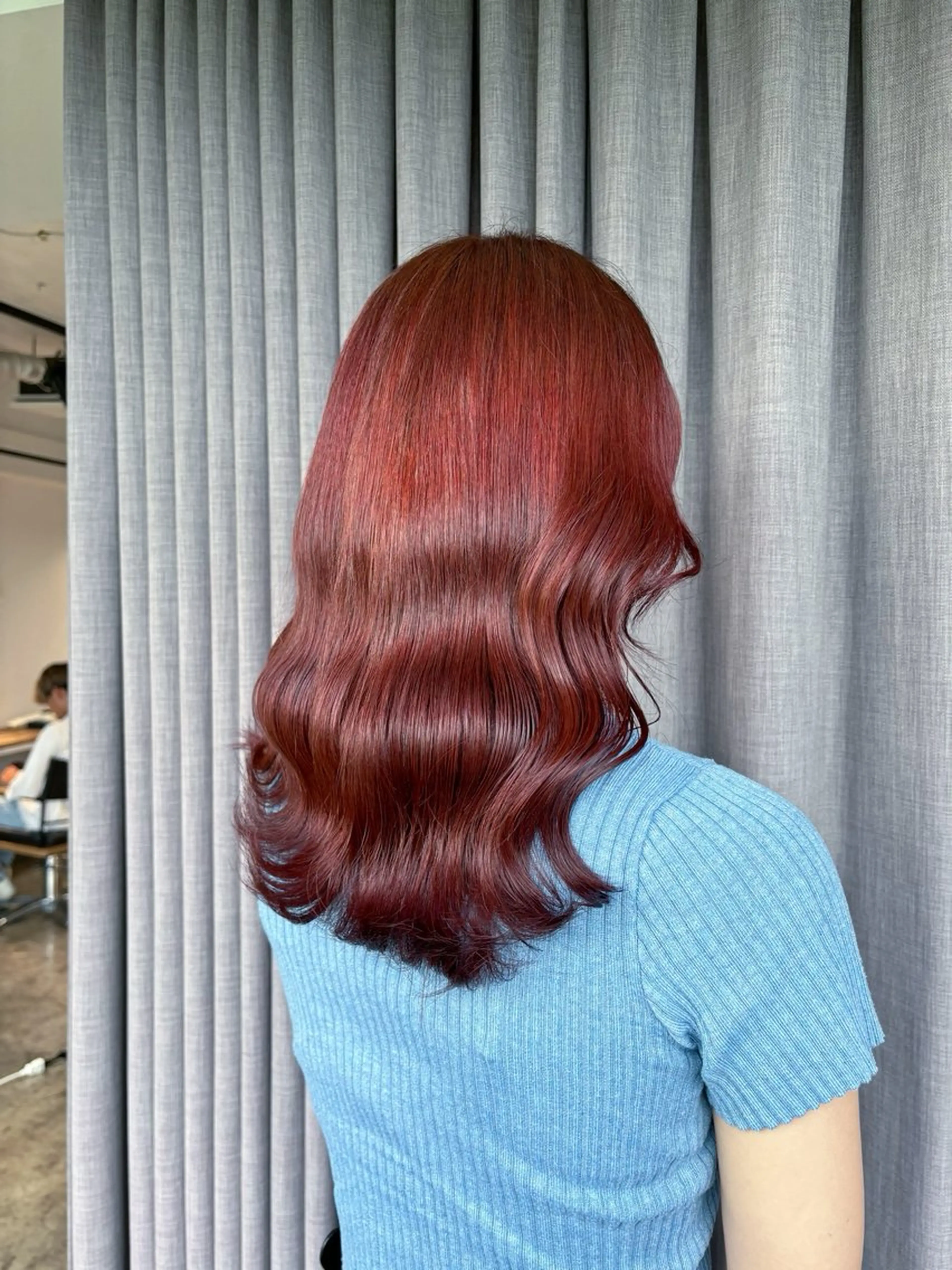 ミディアム カラー 💫miyu💫デザ インカラー/アレンジのヘアスタイル