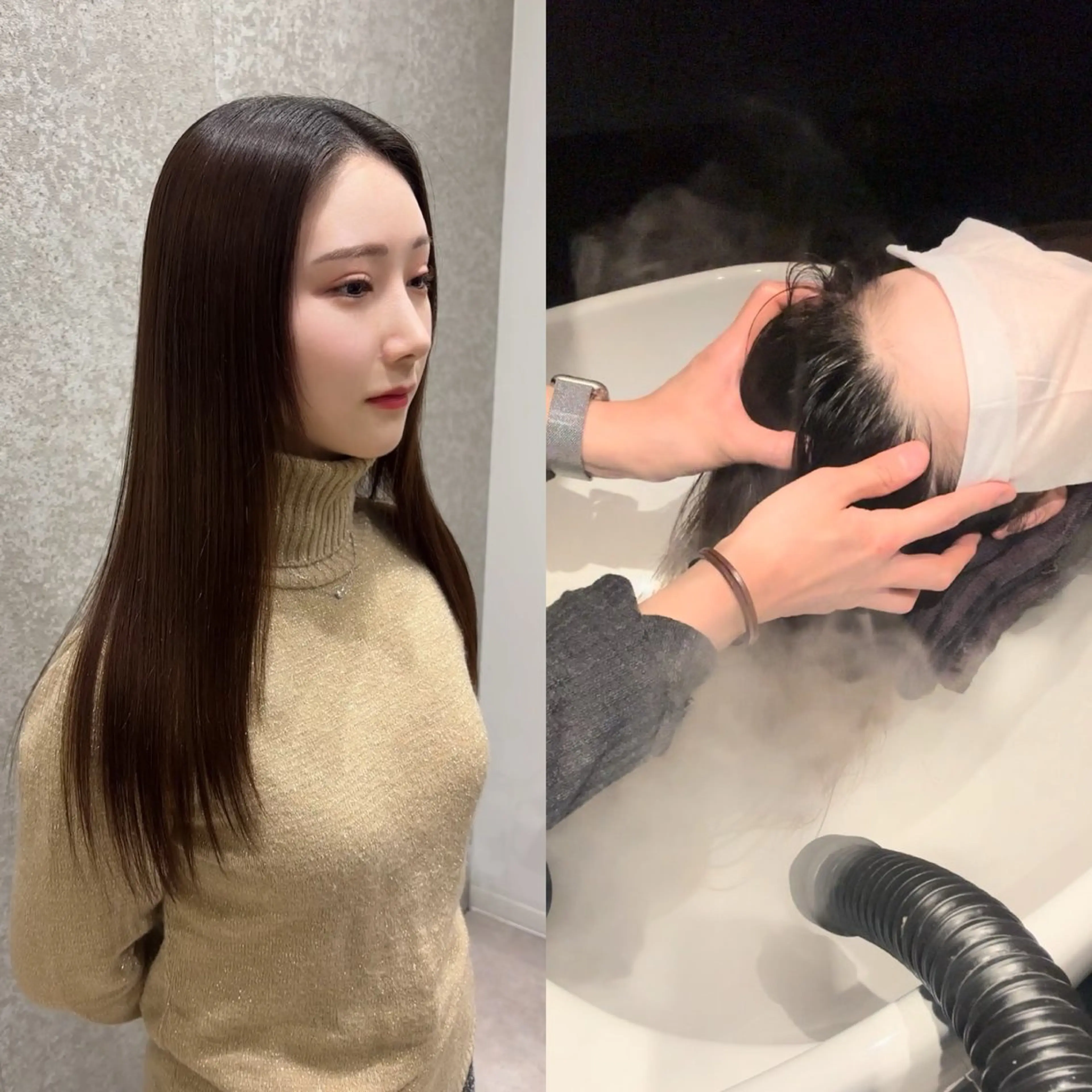セミロング トリートメント 髪質改善ヘアケア 艶髪特化/上田のヘアスタイル