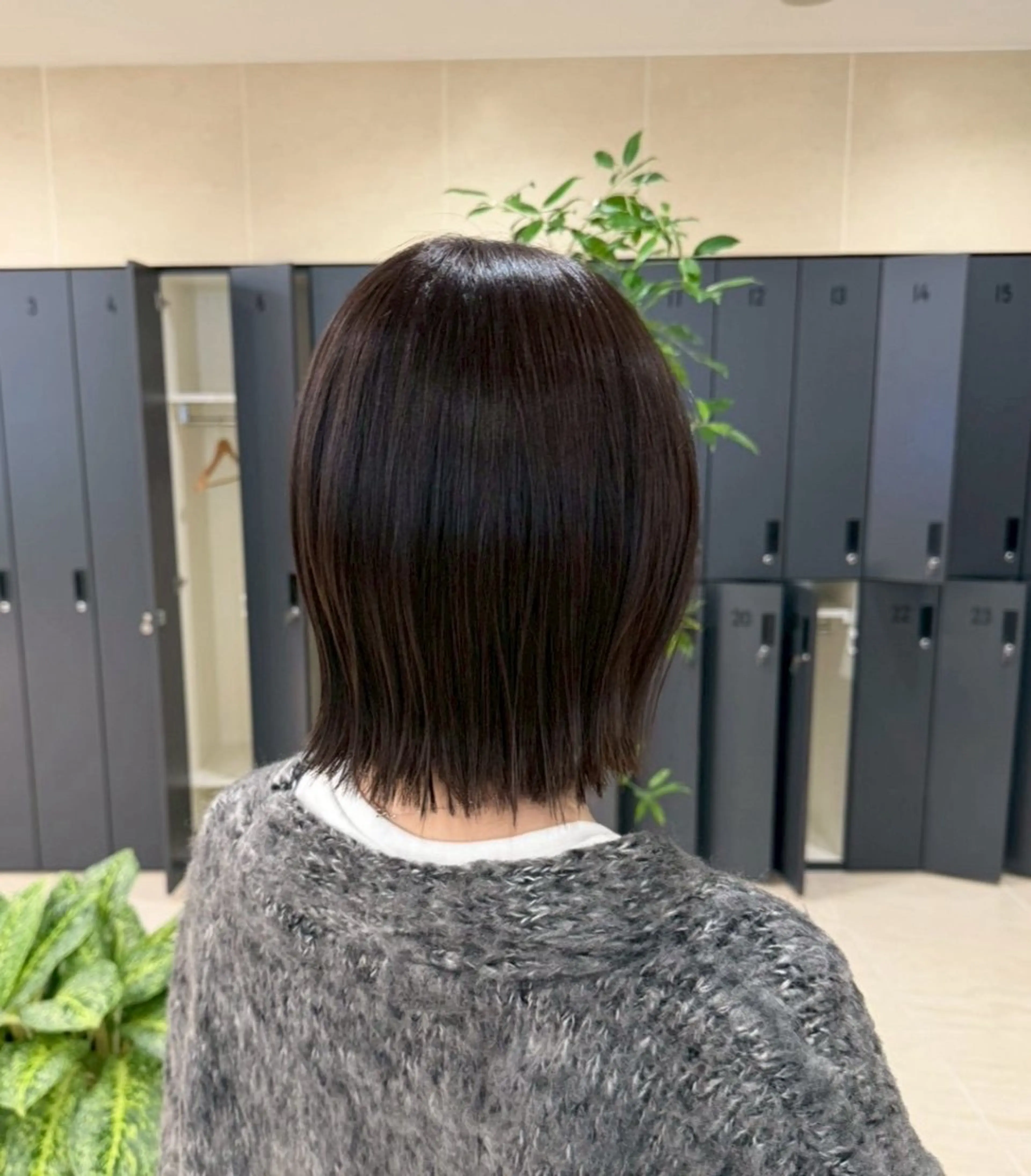 ミディアム ボブ カット ヘアカラー トリートメント CLALA 立町 /上野 幹奈のヘアスタイル