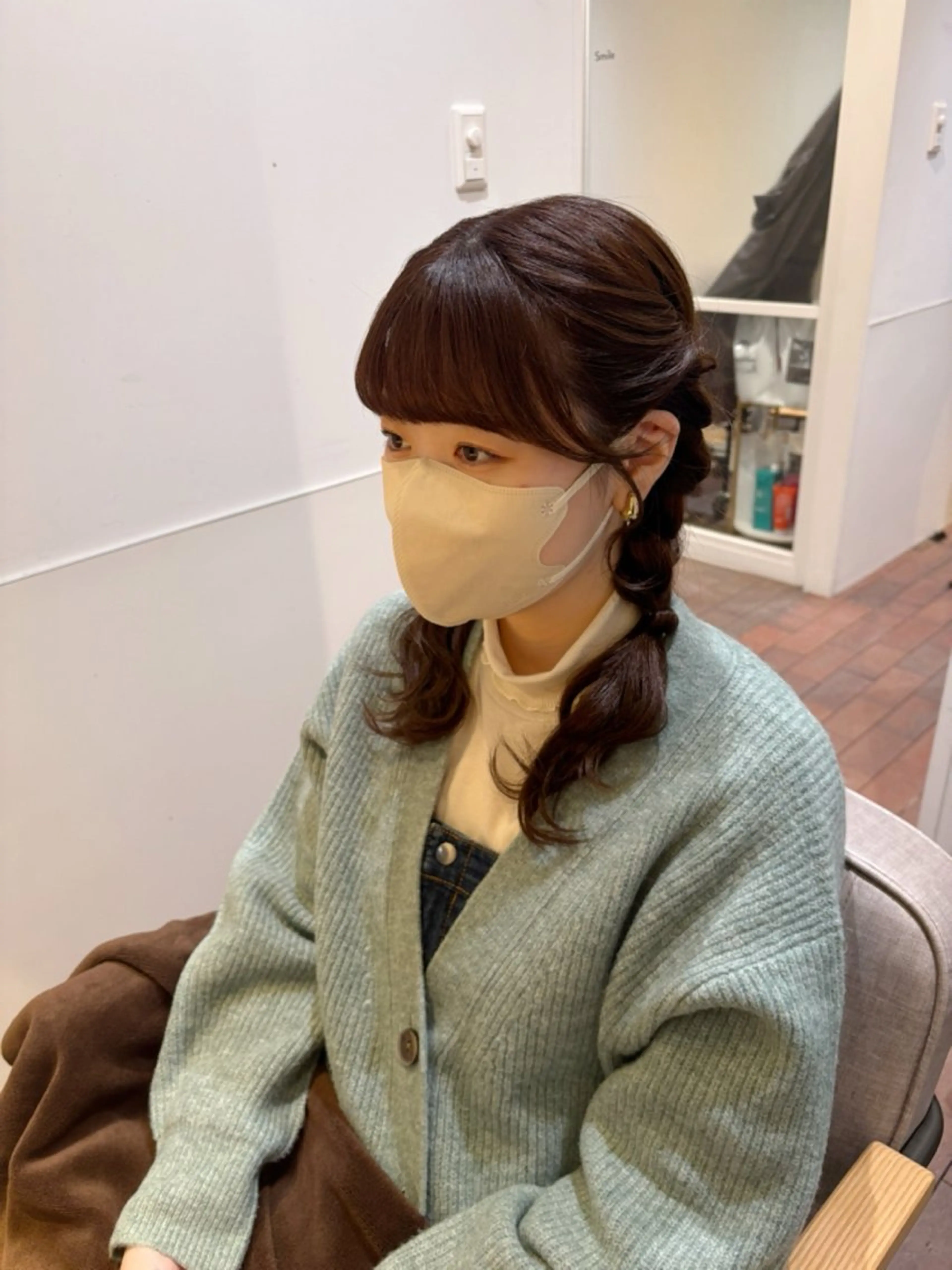 ミディアム ヘアアレンジ ヘアセット マンツーマン 縮毛矯正/マユコのヘアスタイル