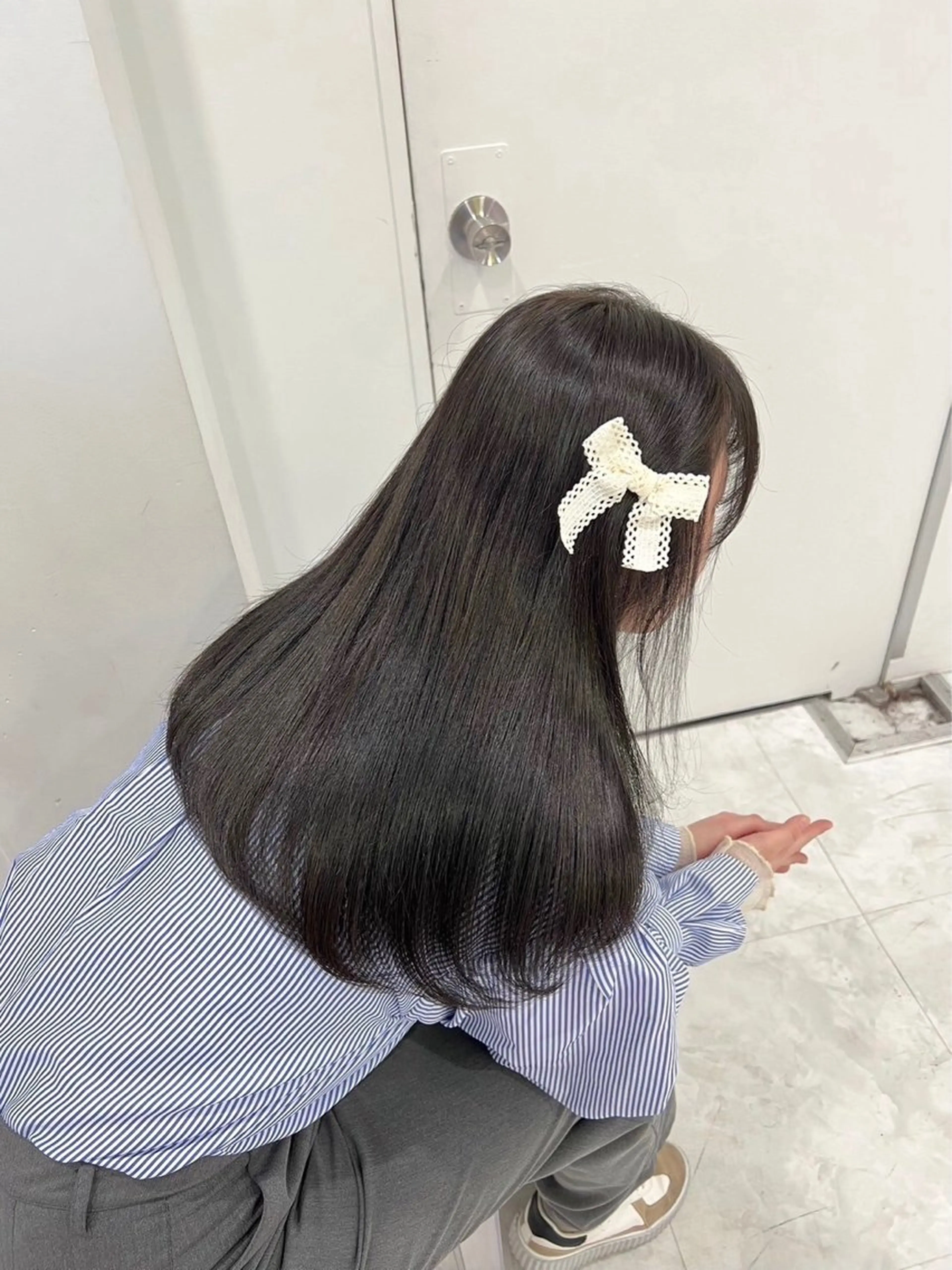 カラー カット ヘアカラー トリートメント 透明感ベージュ🎀 Anju/渋谷🎀のヘアスタイル