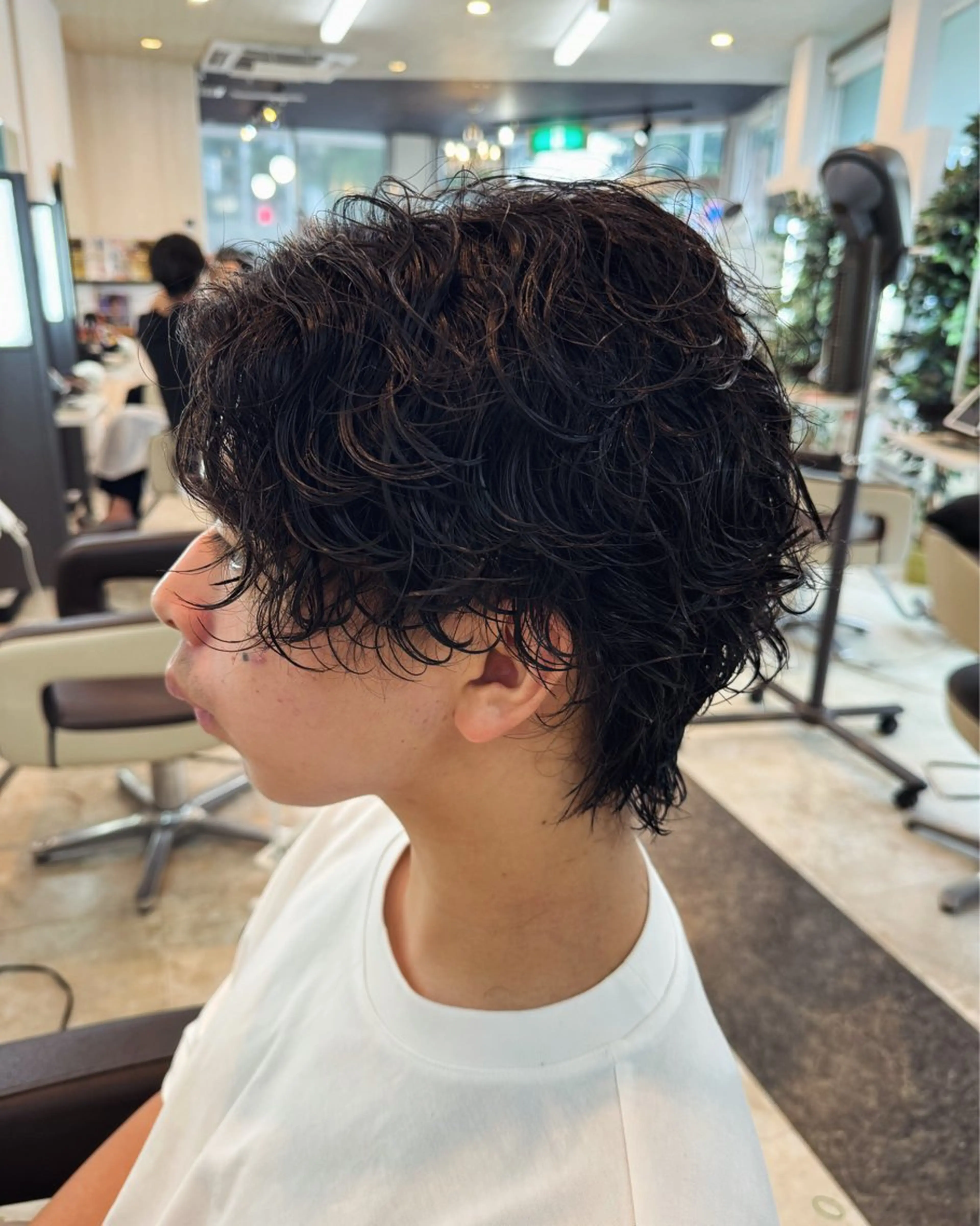 パーマ メンズ 平井 沙希のヘアスタイル