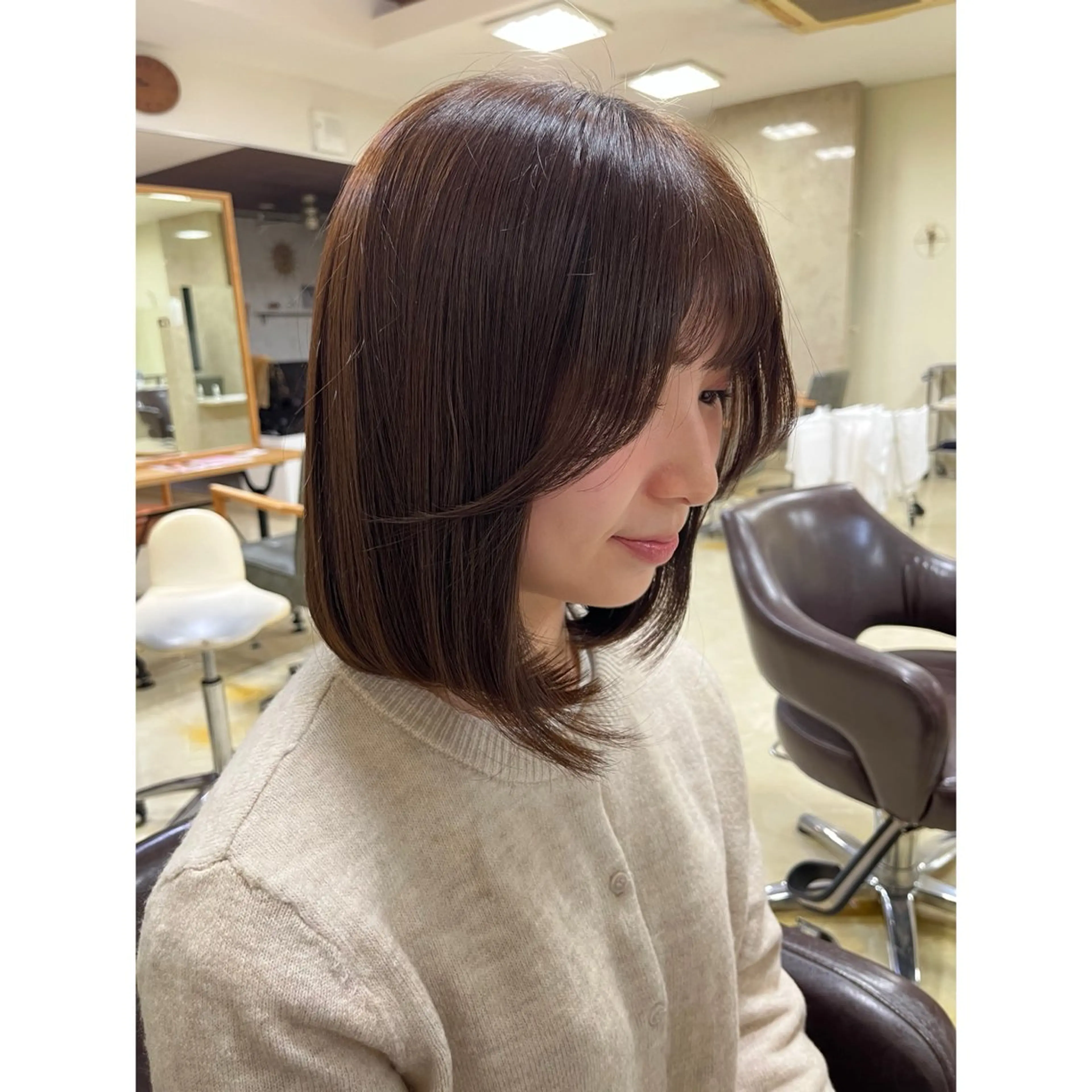 ショート カラー 🩷珠梨【韓国ヘア】 【顔周りカット】のヘアスタイル