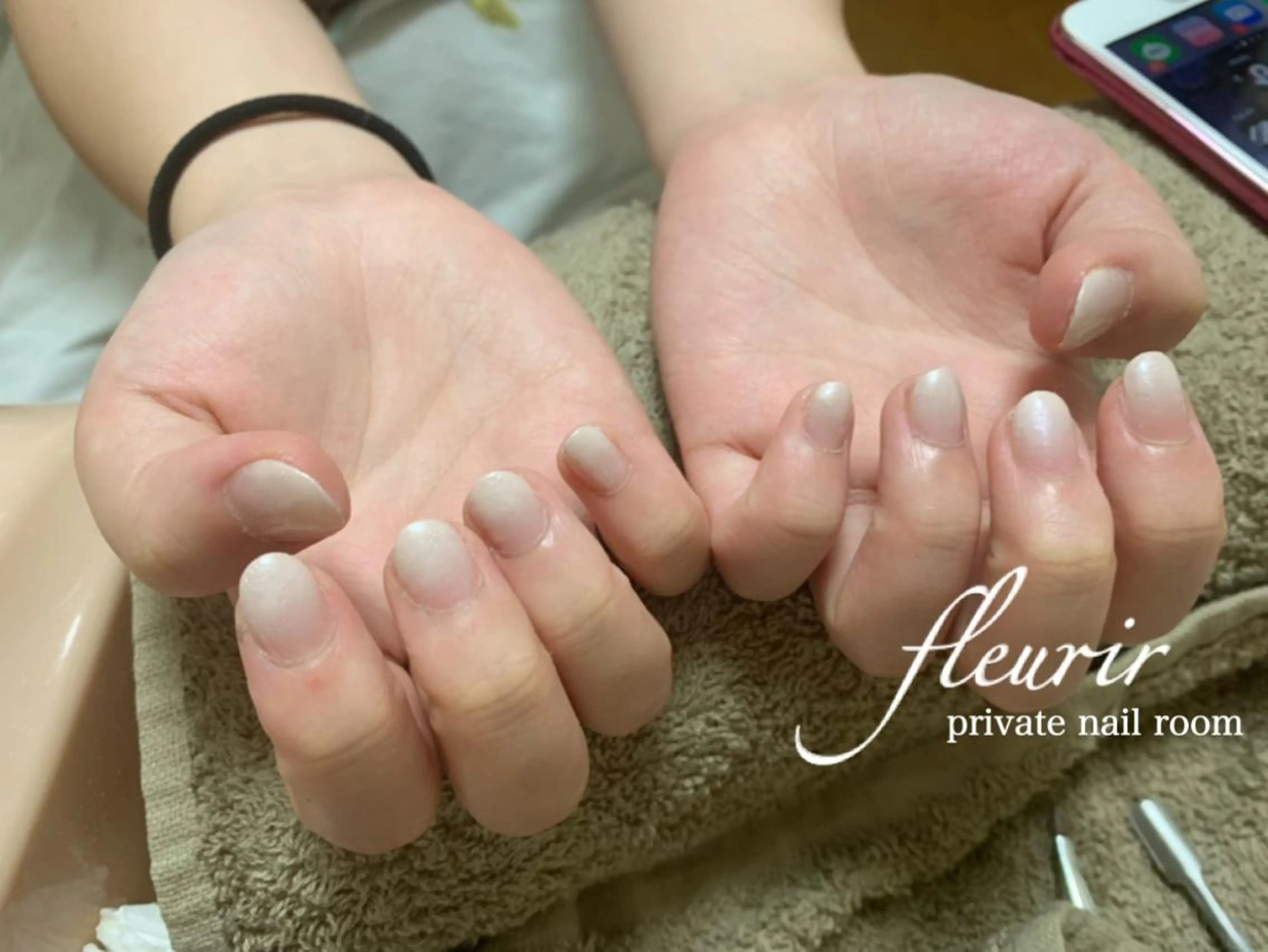ネイル カジュアル フルリール 【プライベートサロンのネイルデザイン