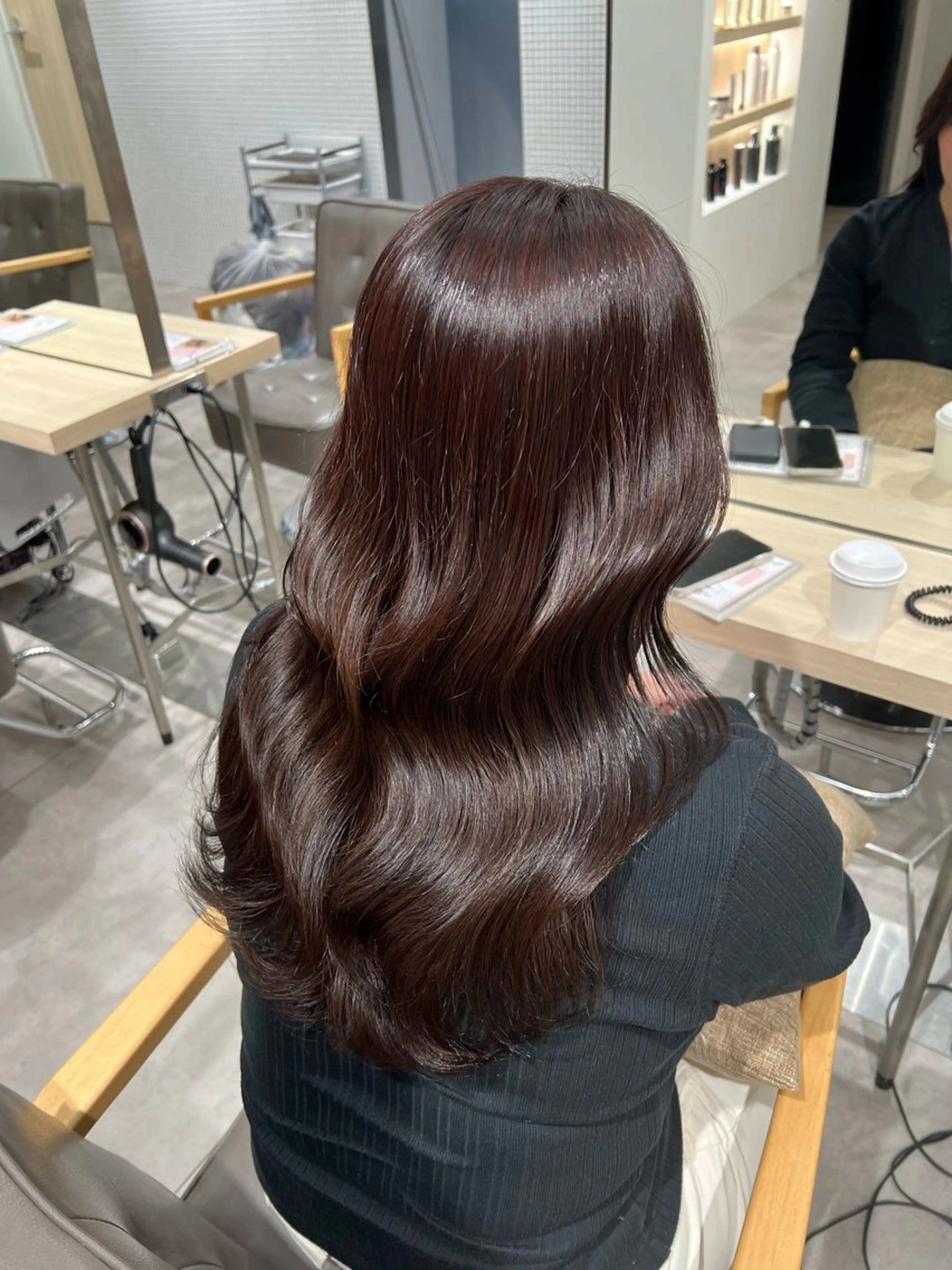ロング カラー トリートメント 小倉 現杷のヘアスタイル