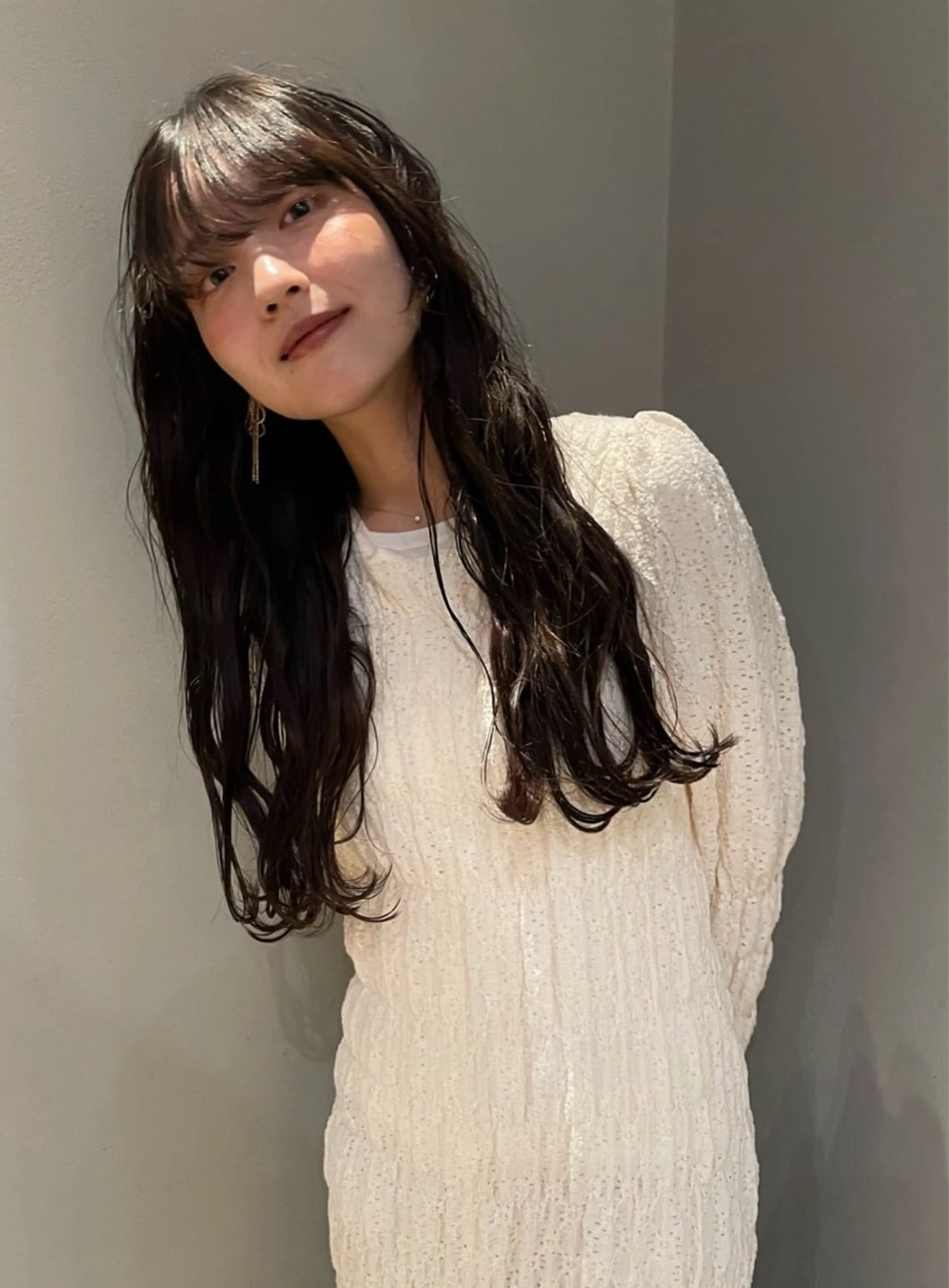 ロング パーマ ナチュラルパーマ🌀 あきとのヘアスタイル