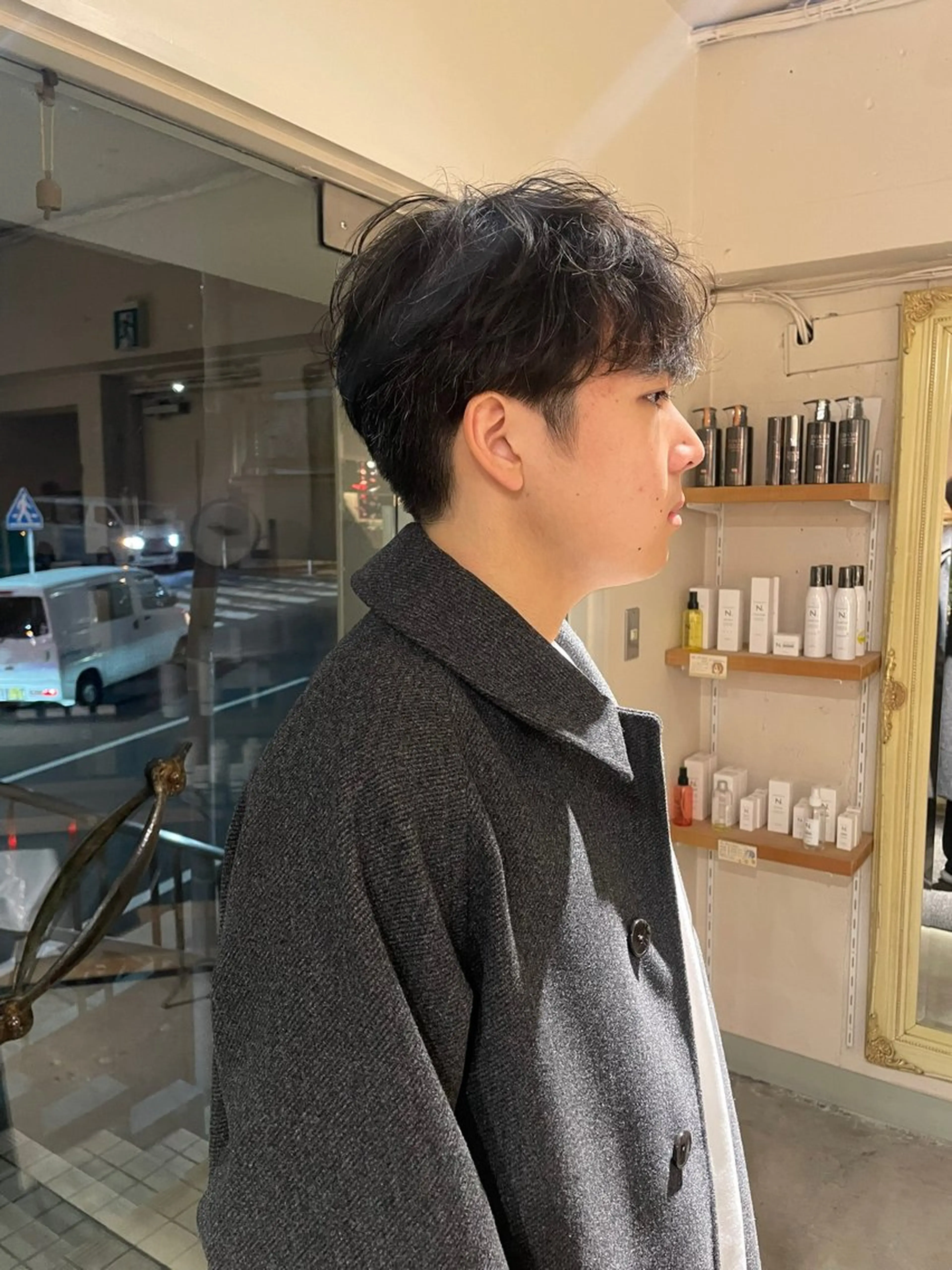 メンズ カット 透明感カラー🫧/ レイヤー/髪質改善のヘアスタイル