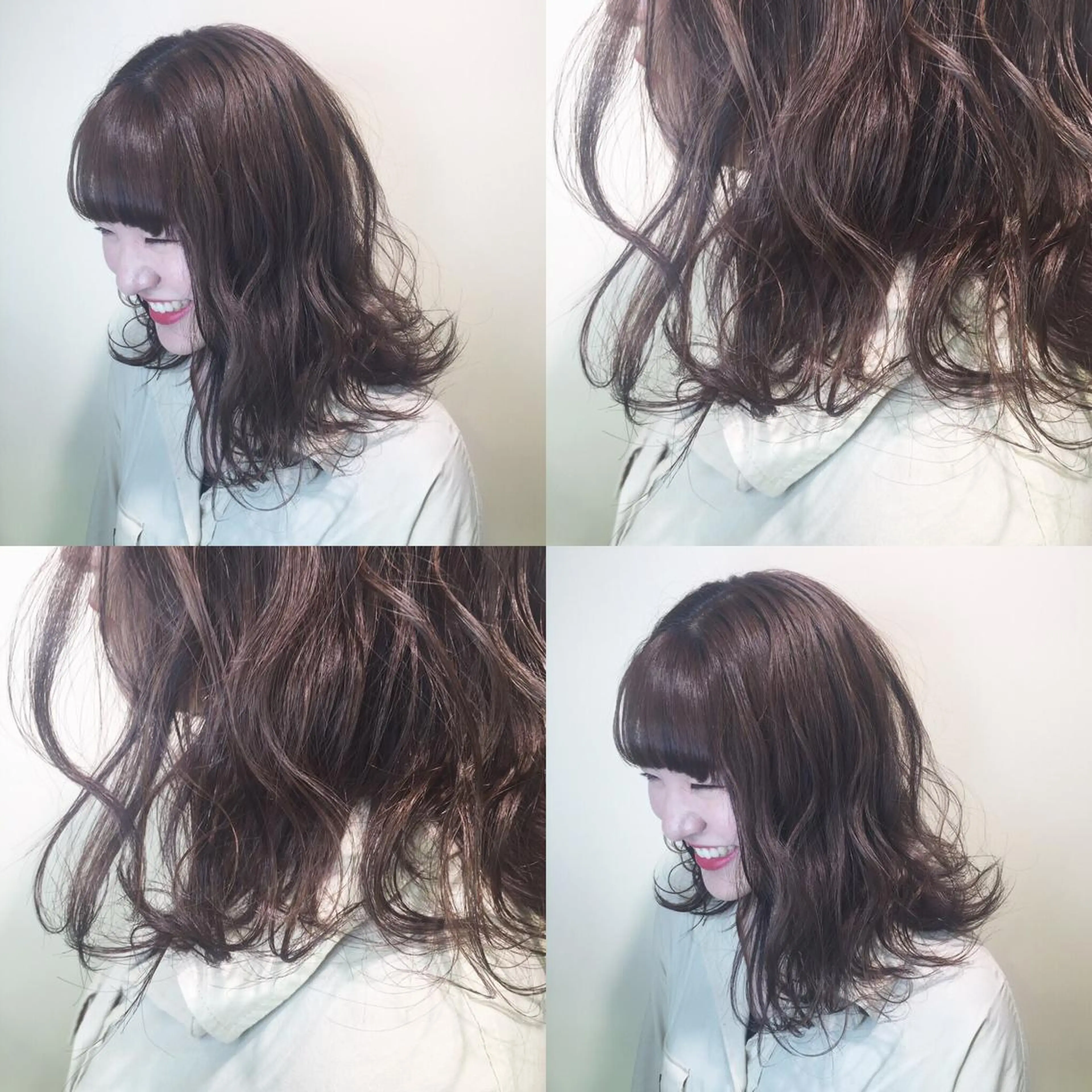 ミディアム カラー ベージュカラー ミルクティーベージュ カット ヘアカラー トリートメント ヘアセット 🌻Insta指名 NO.1🌻Shoのヘアスタイル