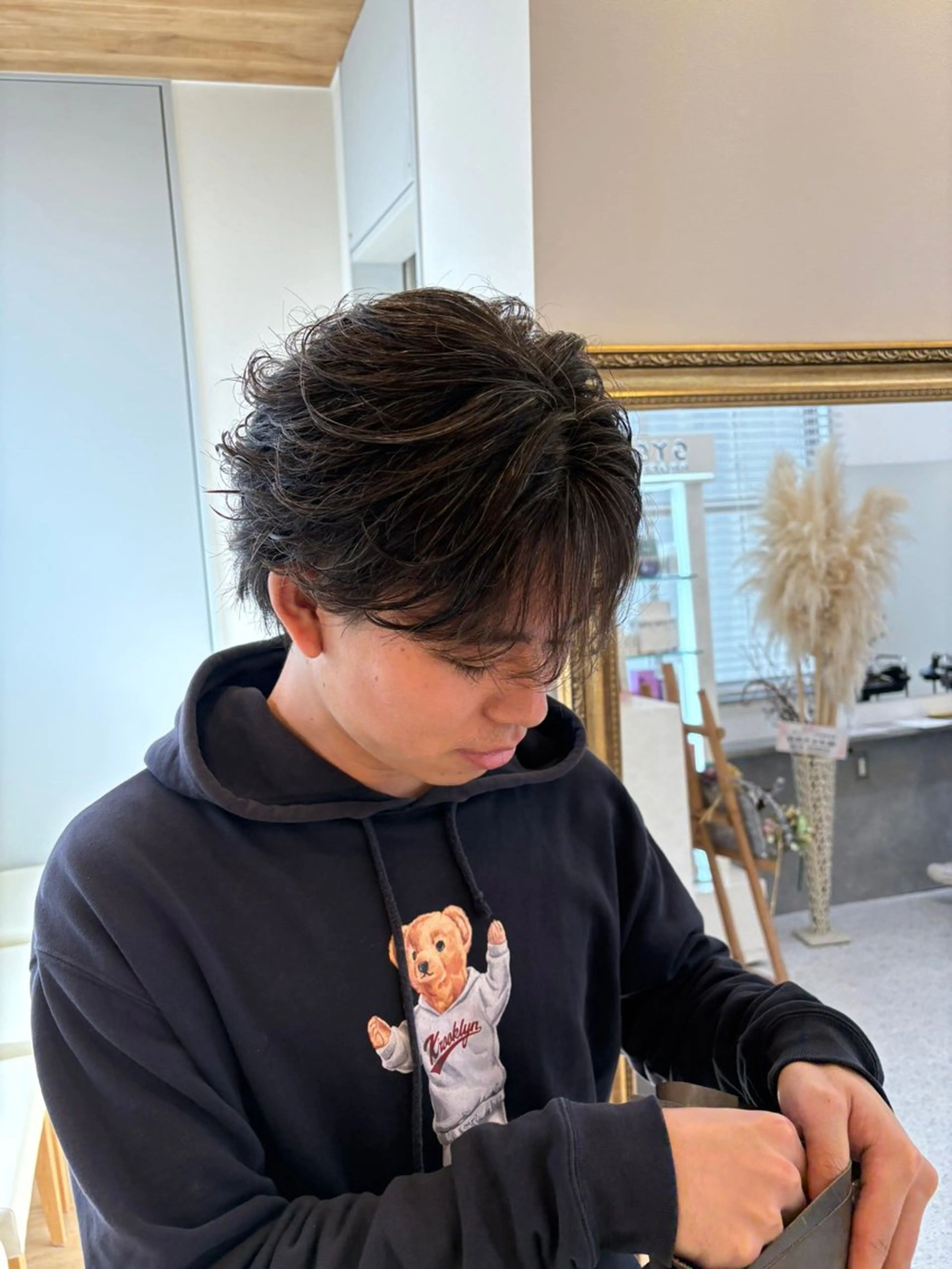 パーマ メンズ 笹江 瑞穂のヘアスタイル