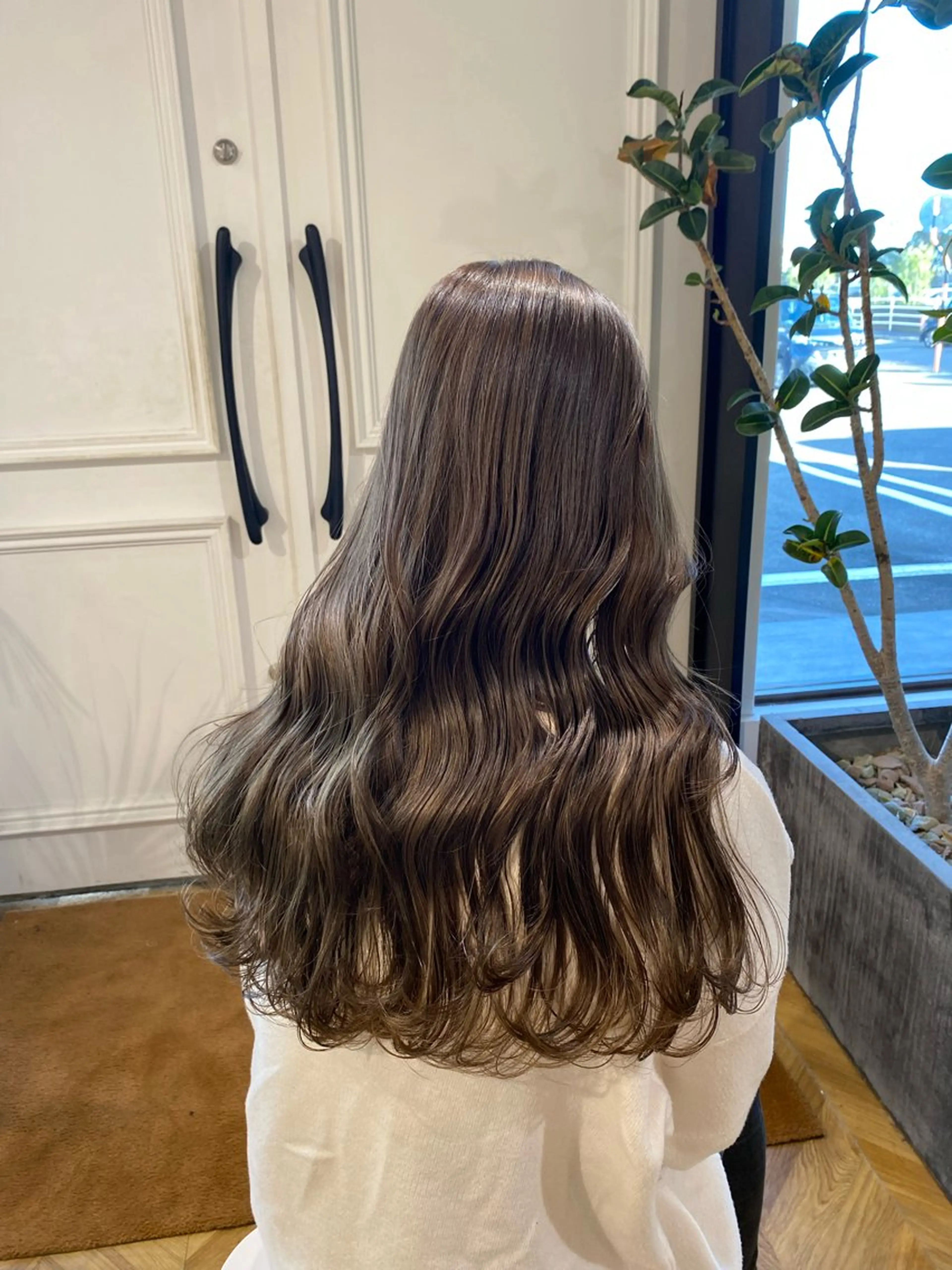 ロング カラー yate'/ Wカラー/小出捷也のヘアスタイル