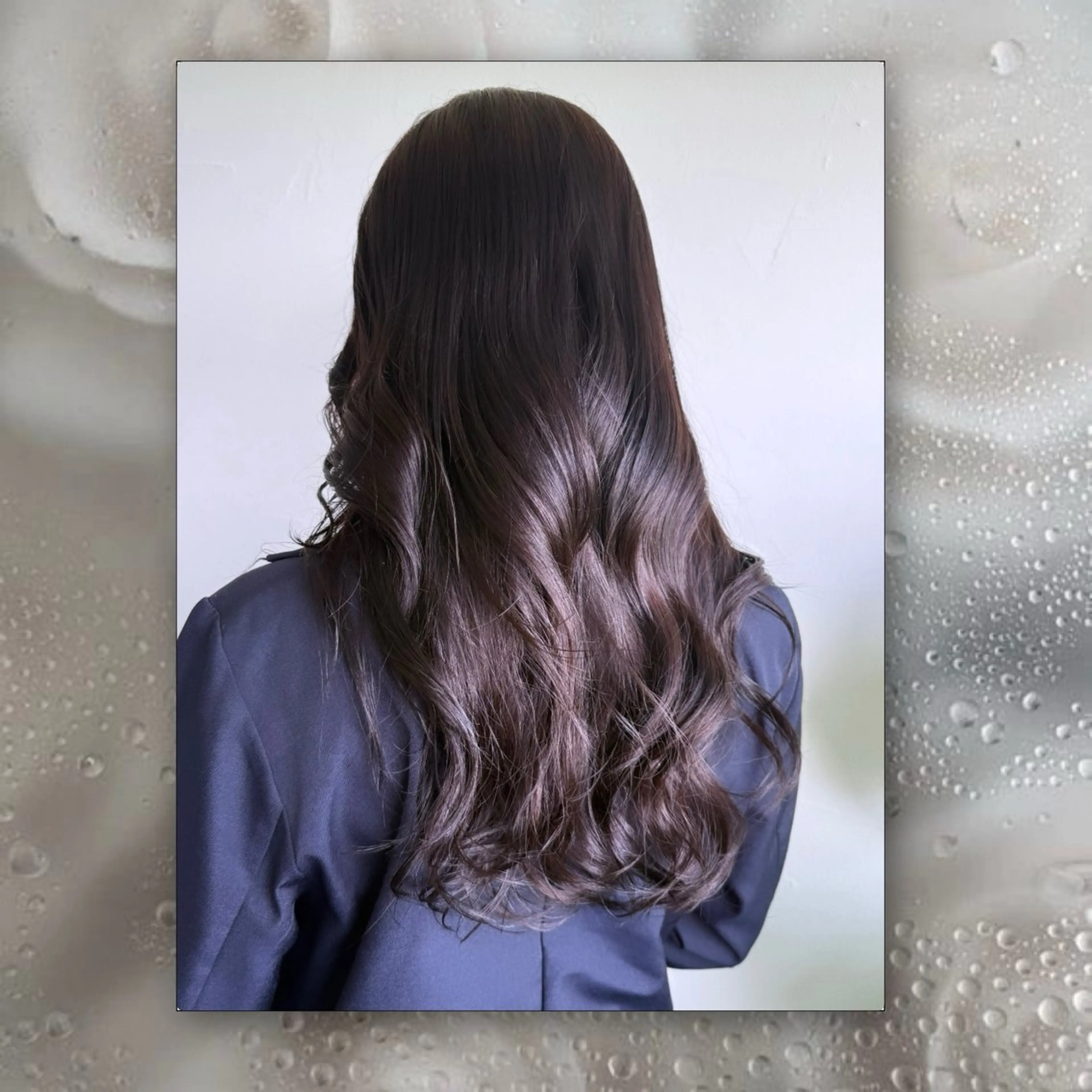 ロング カラー ブラウンカラー ケアカラー オリーブブラウン ヘアカラー ルプラボウ/豊川/ 美髪カラー/アヤカのヘアスタイル