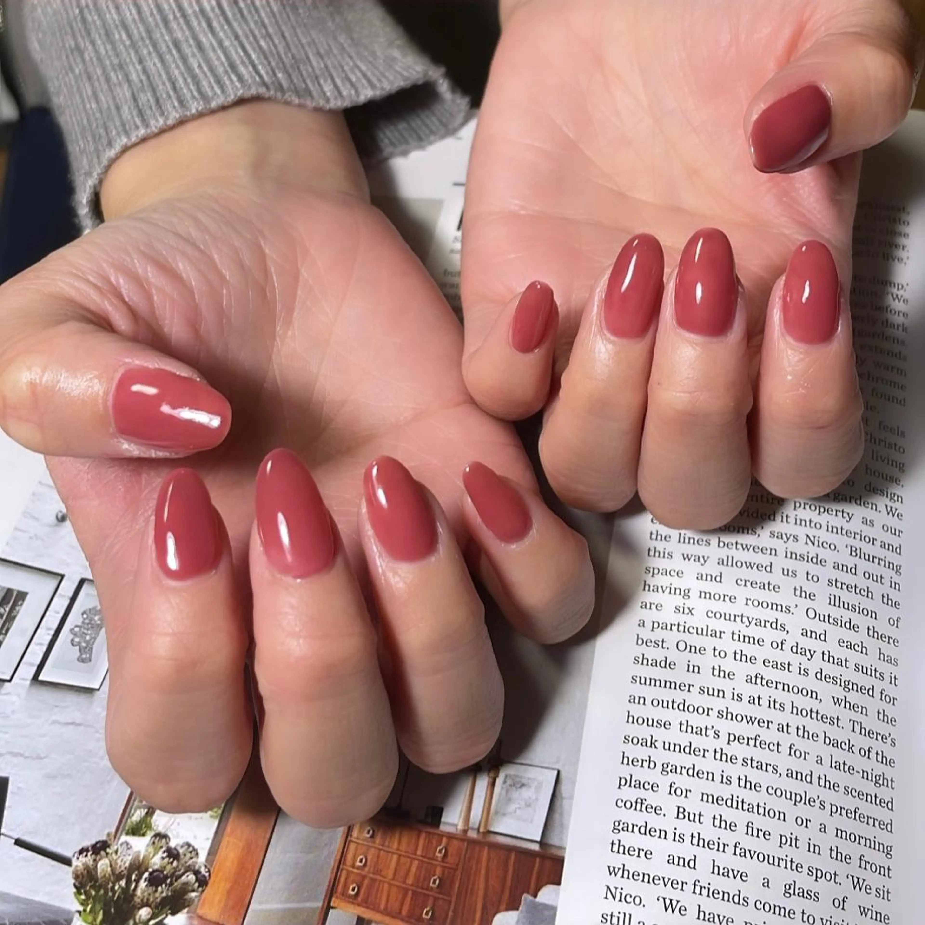 ネイル ワンカラーネイル ハンドネイル Lofinails ちひろのネイルデザイン