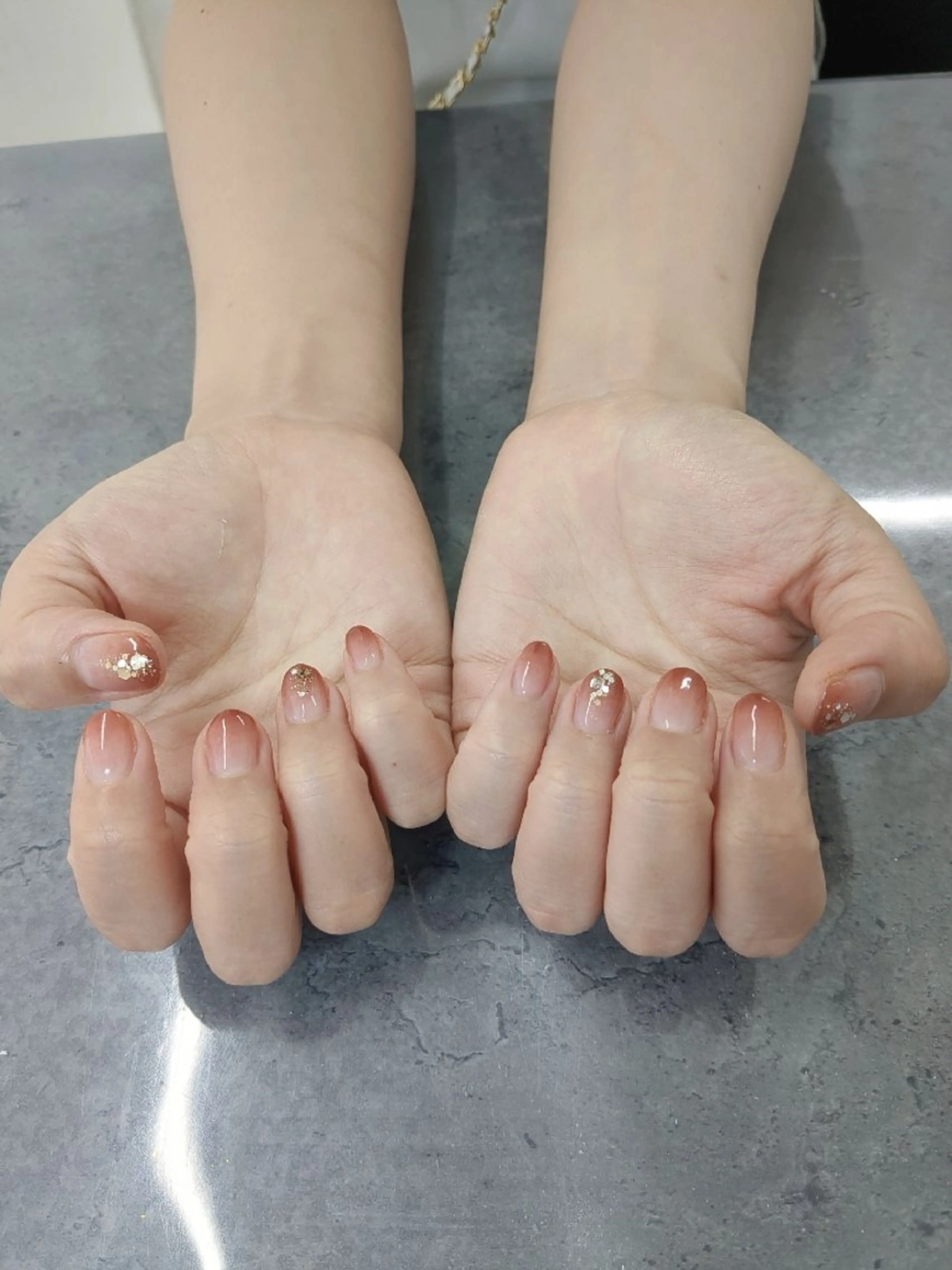 グラデーションネイル💅✨オフ込み💕シンプルネイル✨お好きなカラーをお選びいただけます❣️の写真