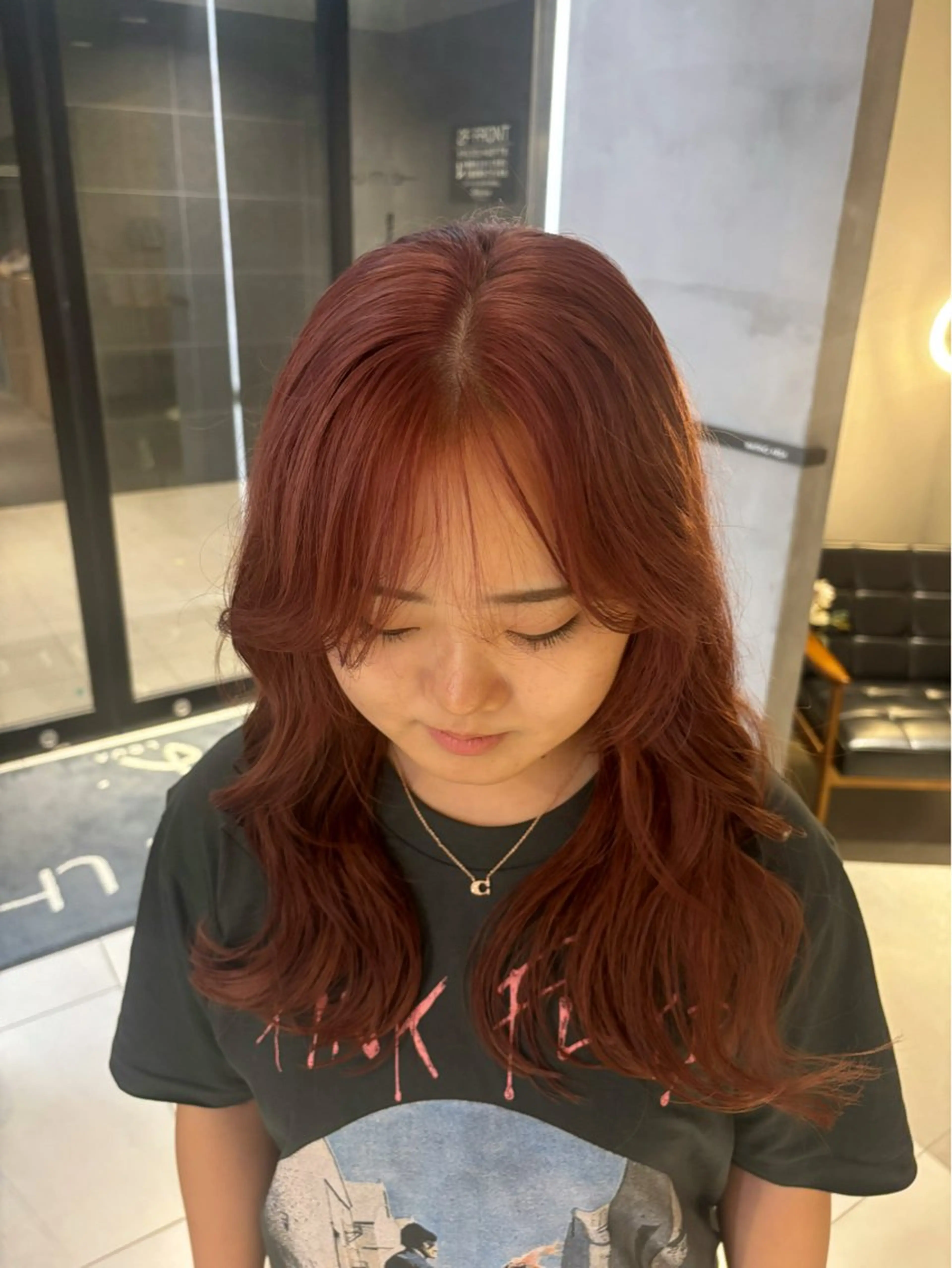 セミロング KAREN（ému） 伏見/カットモデルのヘアスタイル